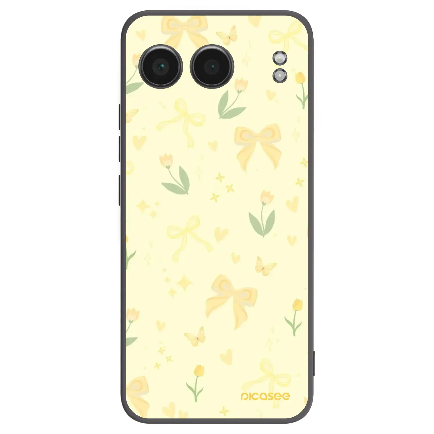 Silikonový černý obal pro OnePlus Nord 4 - Honey Blossom