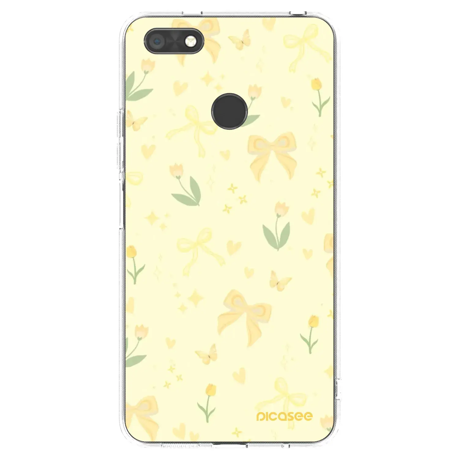 Silikonový průhledný obal pro Huawei P9 Lite Mini - Honey Blossom