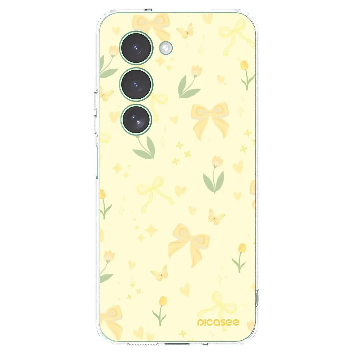 Silikonový průhledný obal pro Xiaomi Redmi 15 5G - Honey Blossom
