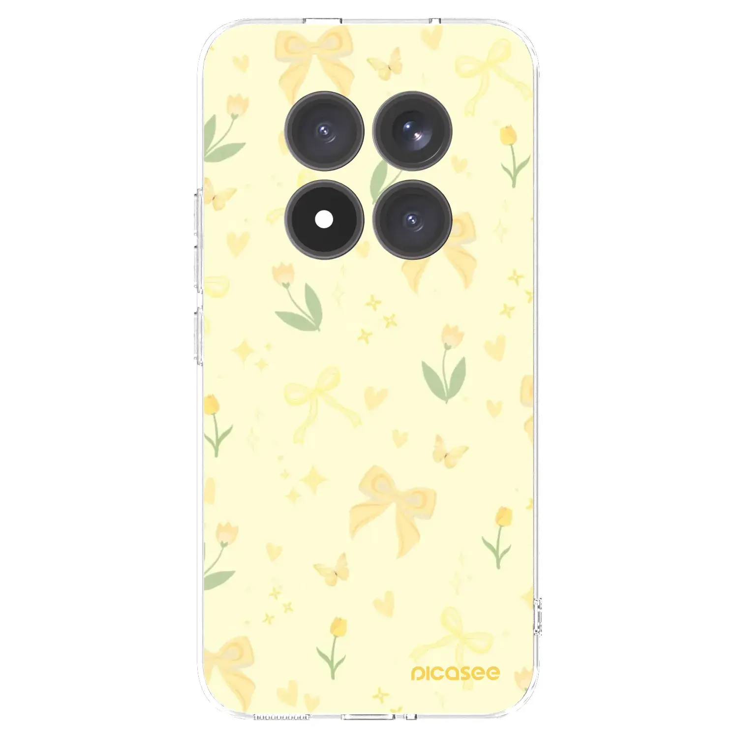 Silikonový průhledný obal pro Xiaomi Redmi Note 15 Pro+ - Honey Blossom
