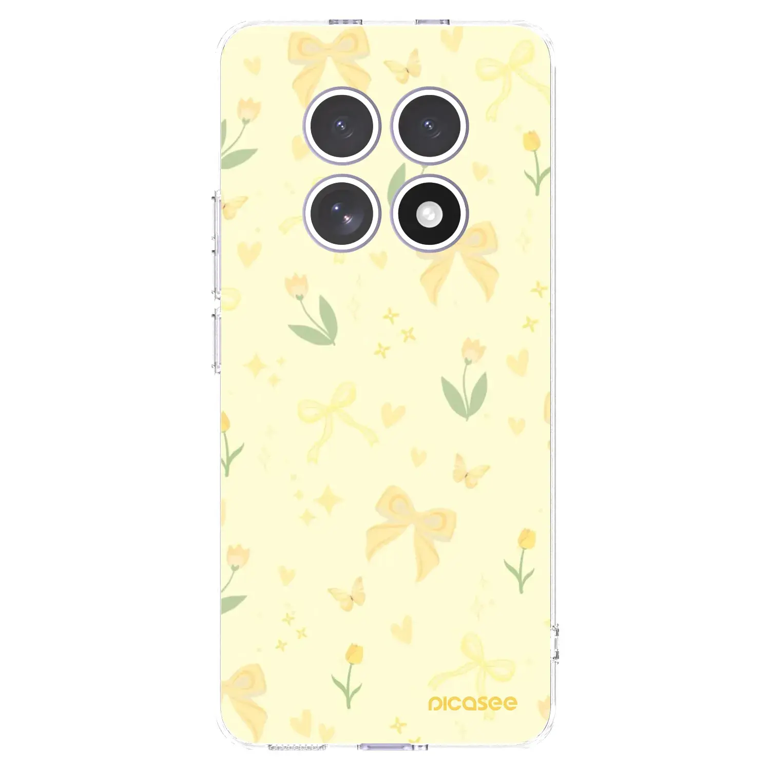 Silikonový průhledný obal pro Xiaomi Redmi Note 15 4G - Honey Blossom