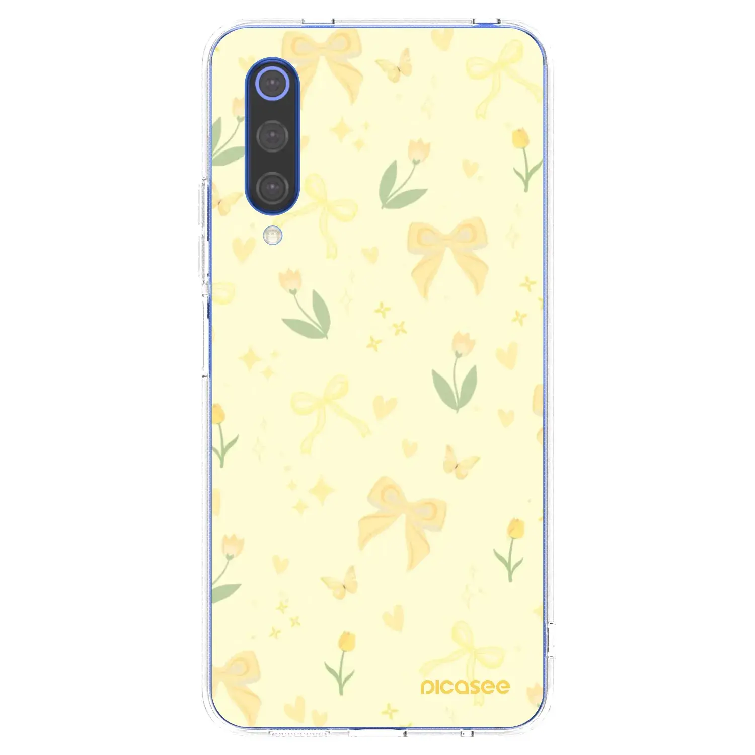 Silikonový průhledný obal pro Xiaomi Mi 9 SE - Honey Blossom
