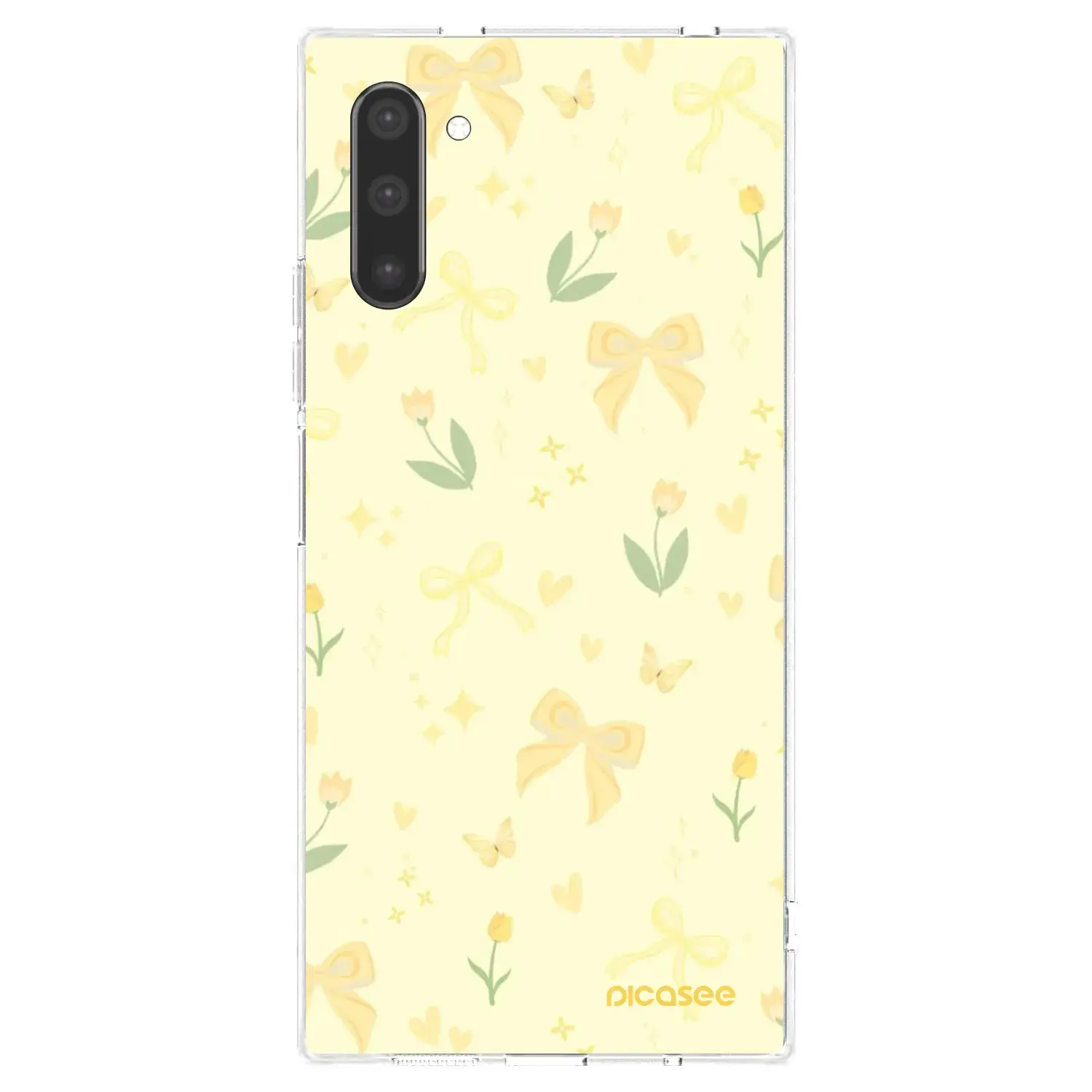 Silikonový průhledný obal pro Samsung Galaxy Note 10 N970F - Honey Blossom