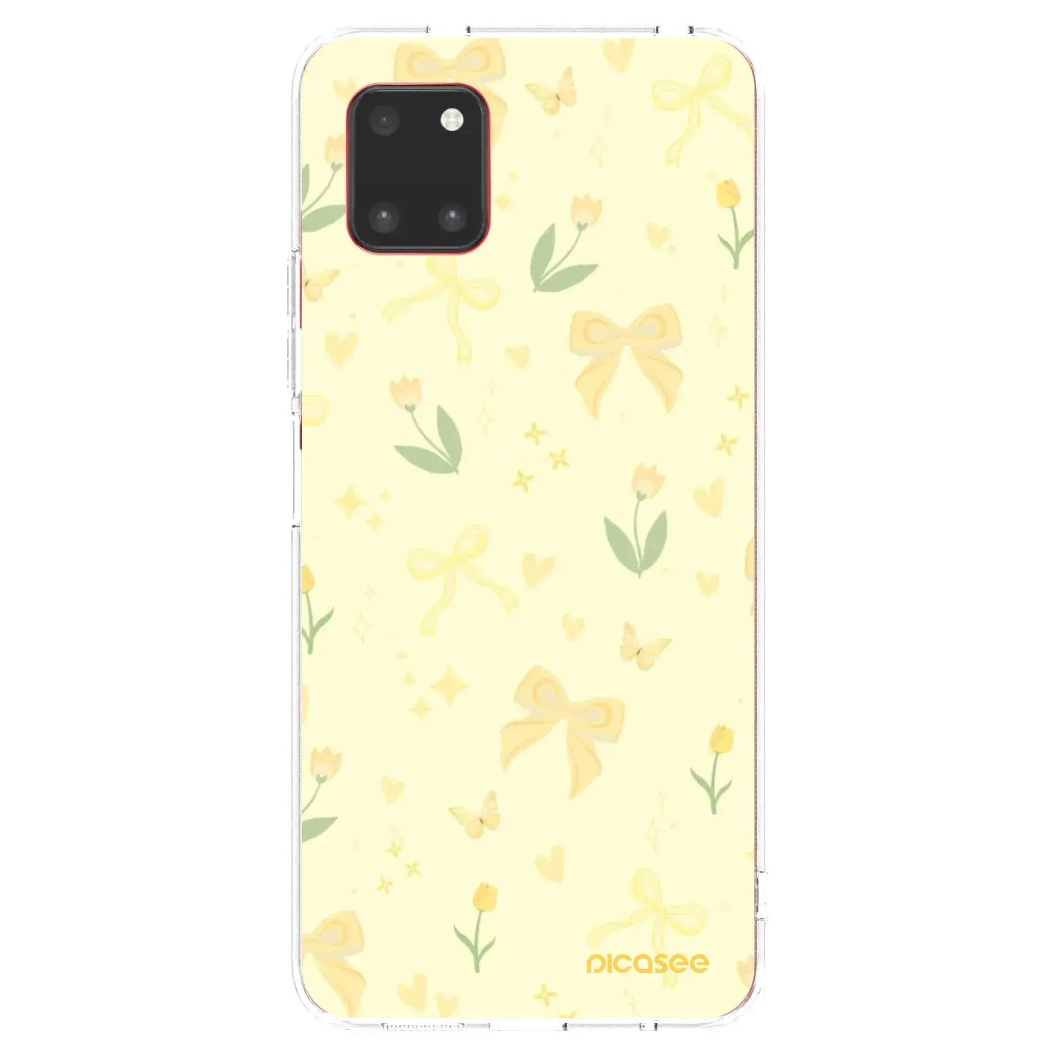 Silikonový průhledný obal pro Samsung Galaxy Note 10 Lite N770F - Honey Blossom