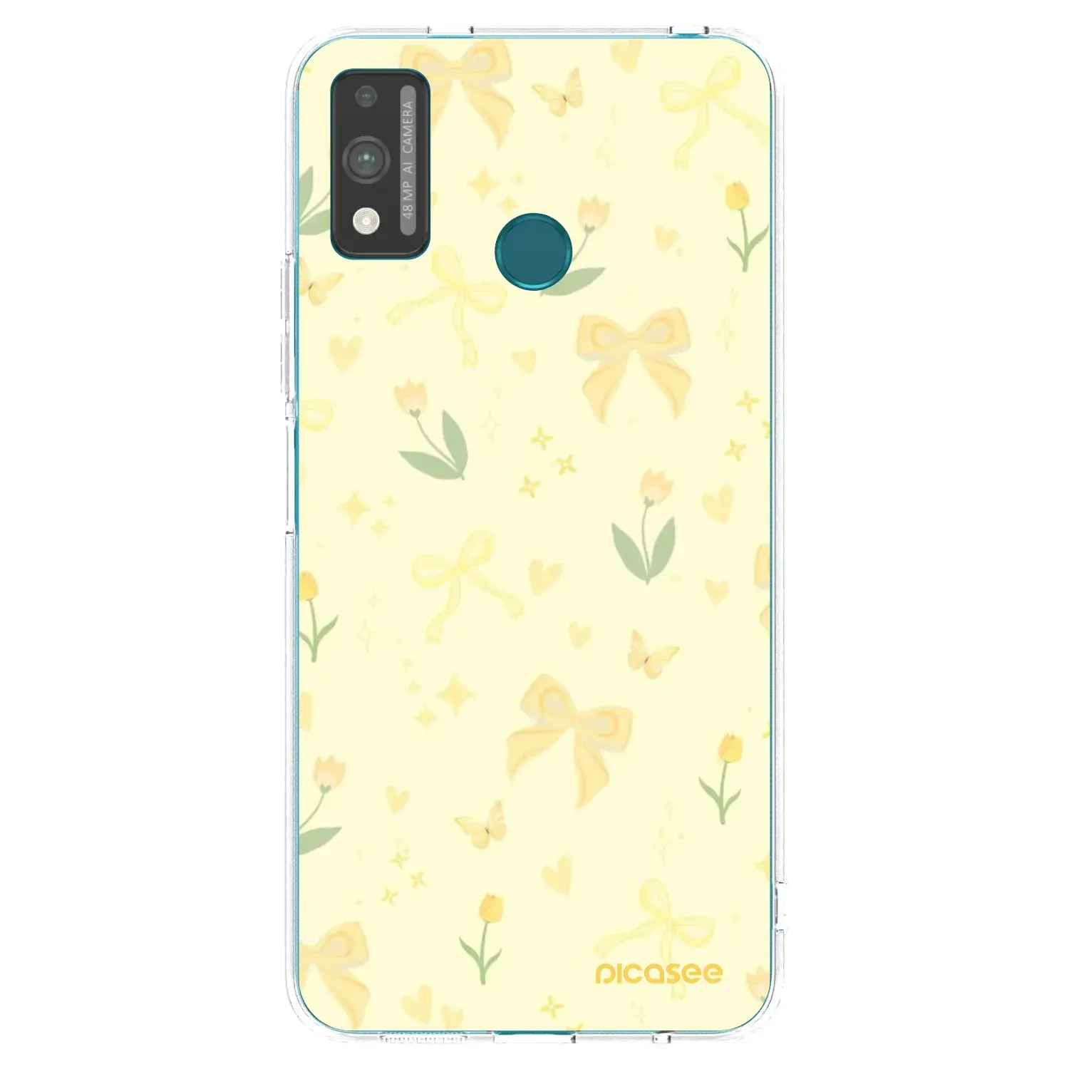 Silikonový průhledný obal pro Honor 9X Lite - Honey Blossom