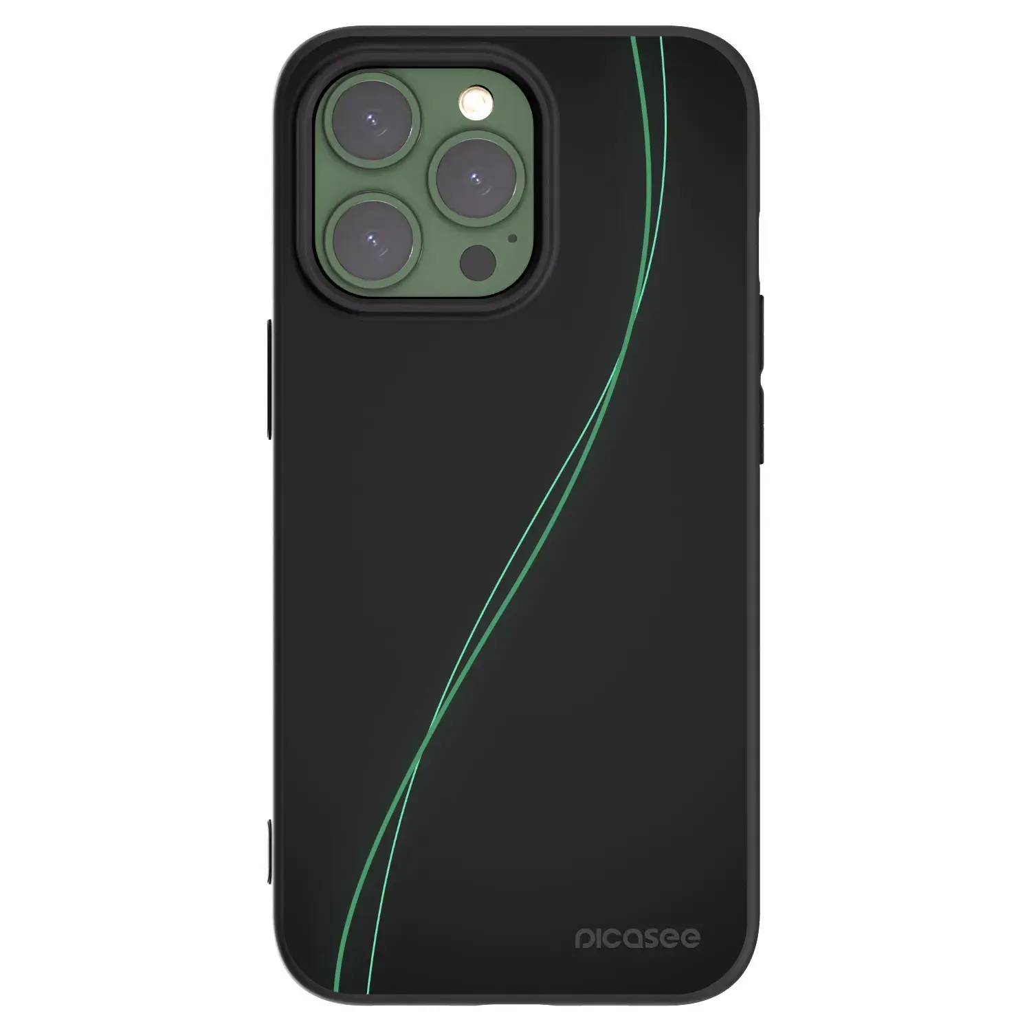 Silikonový černý obal pro Apple iPhone 13 Pro - Be Different