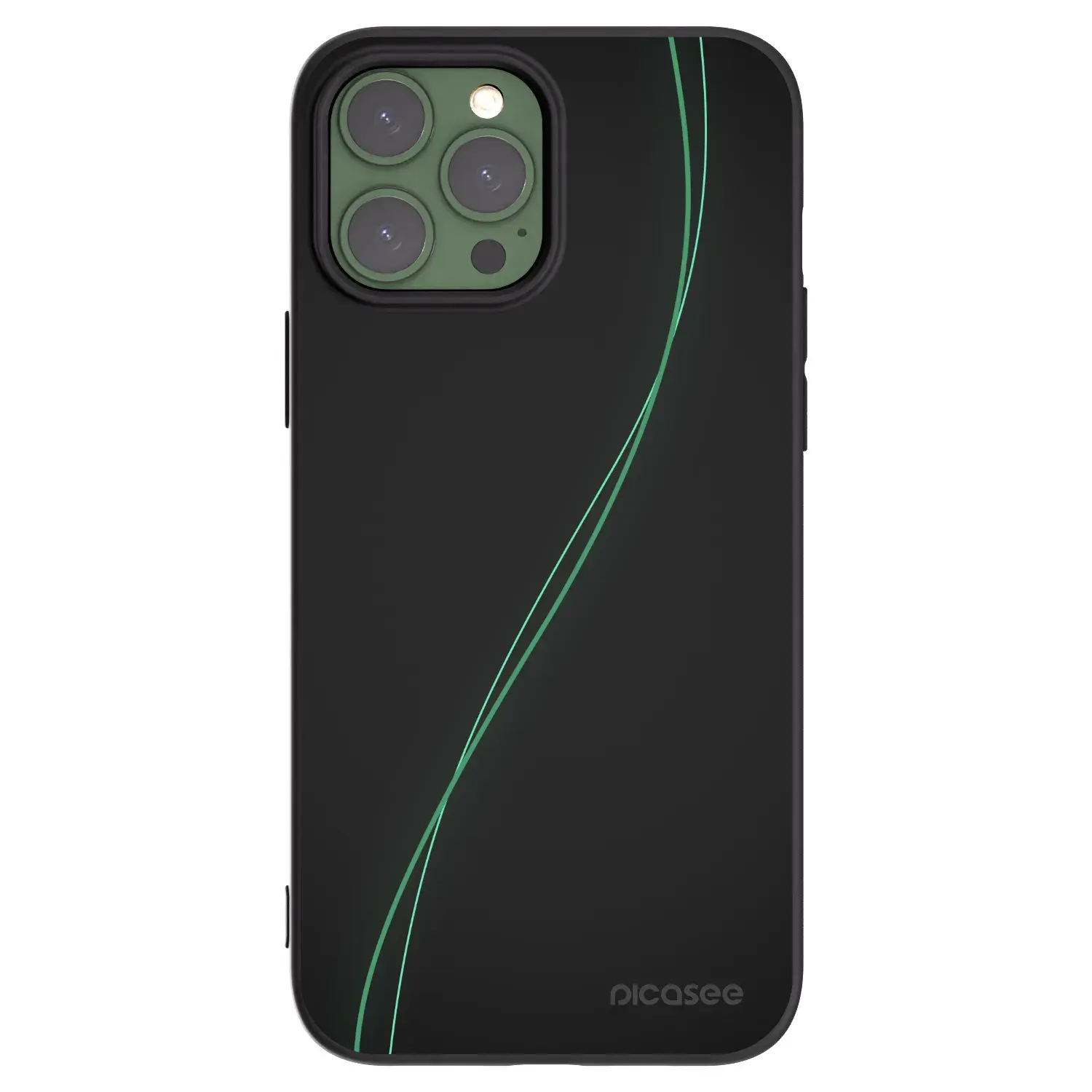 Silikonový černý obal pro Apple iPhone 13 Pro Max - Be Different