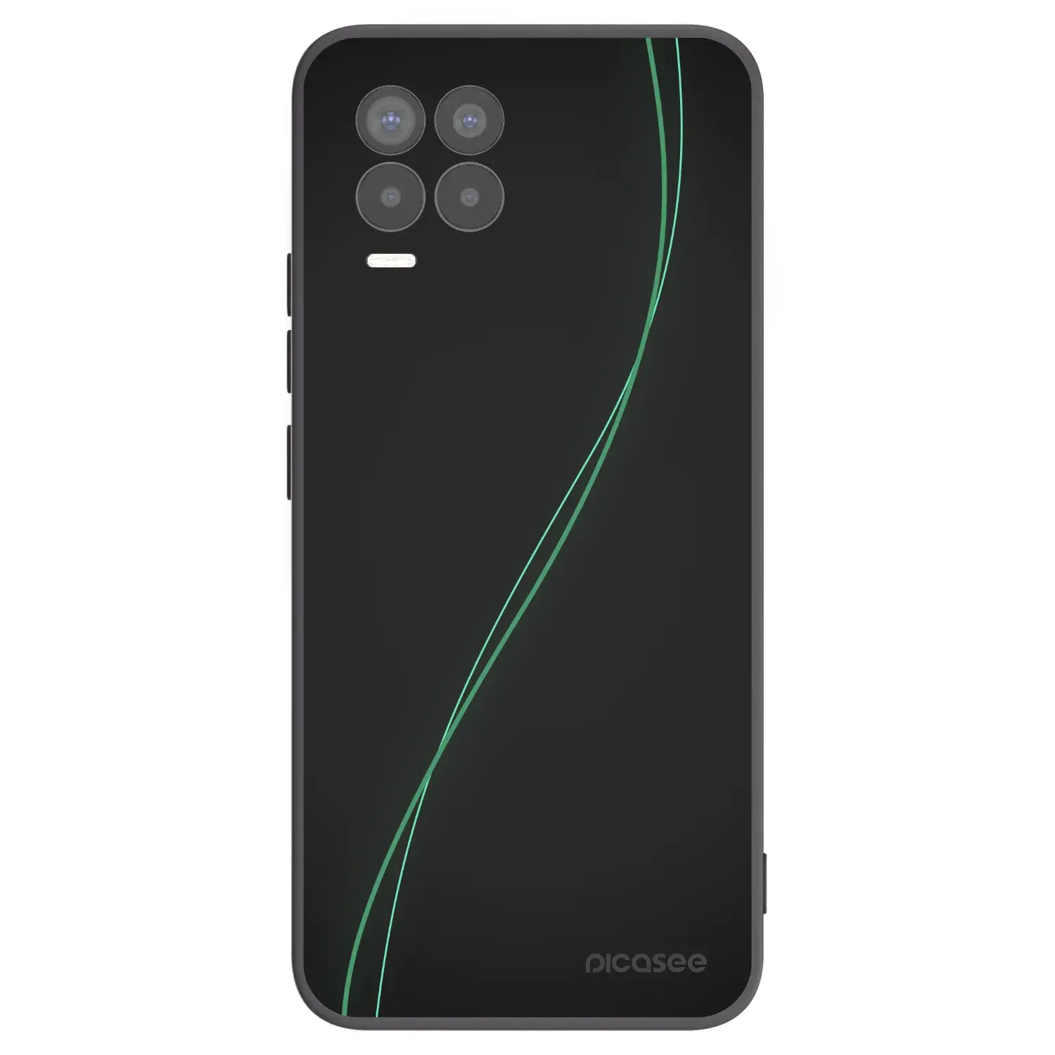 Silikonový černý obal pro Realme 8 Pro - Be Different