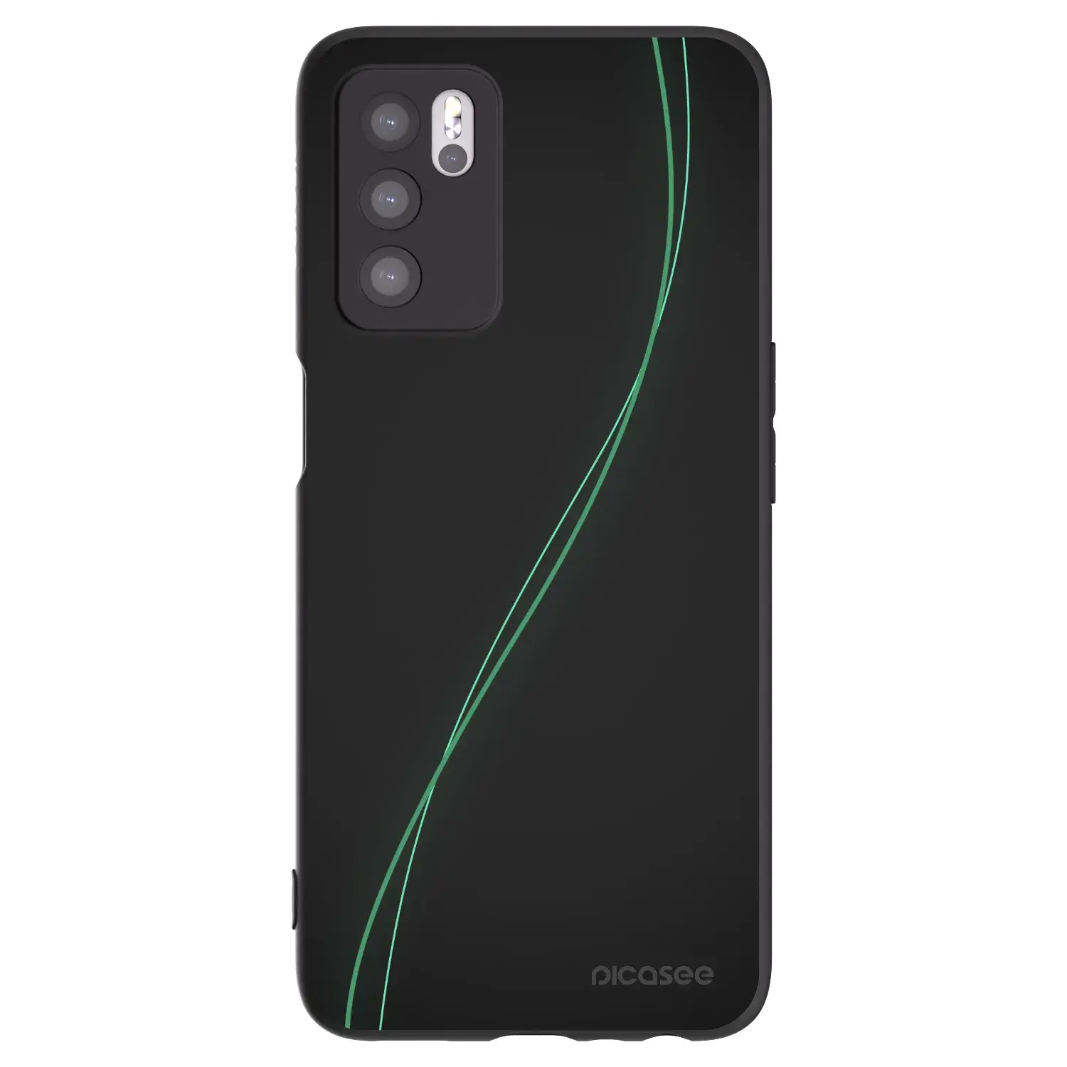 Silikonový černý obal pro OPPO A16s - Be Different
