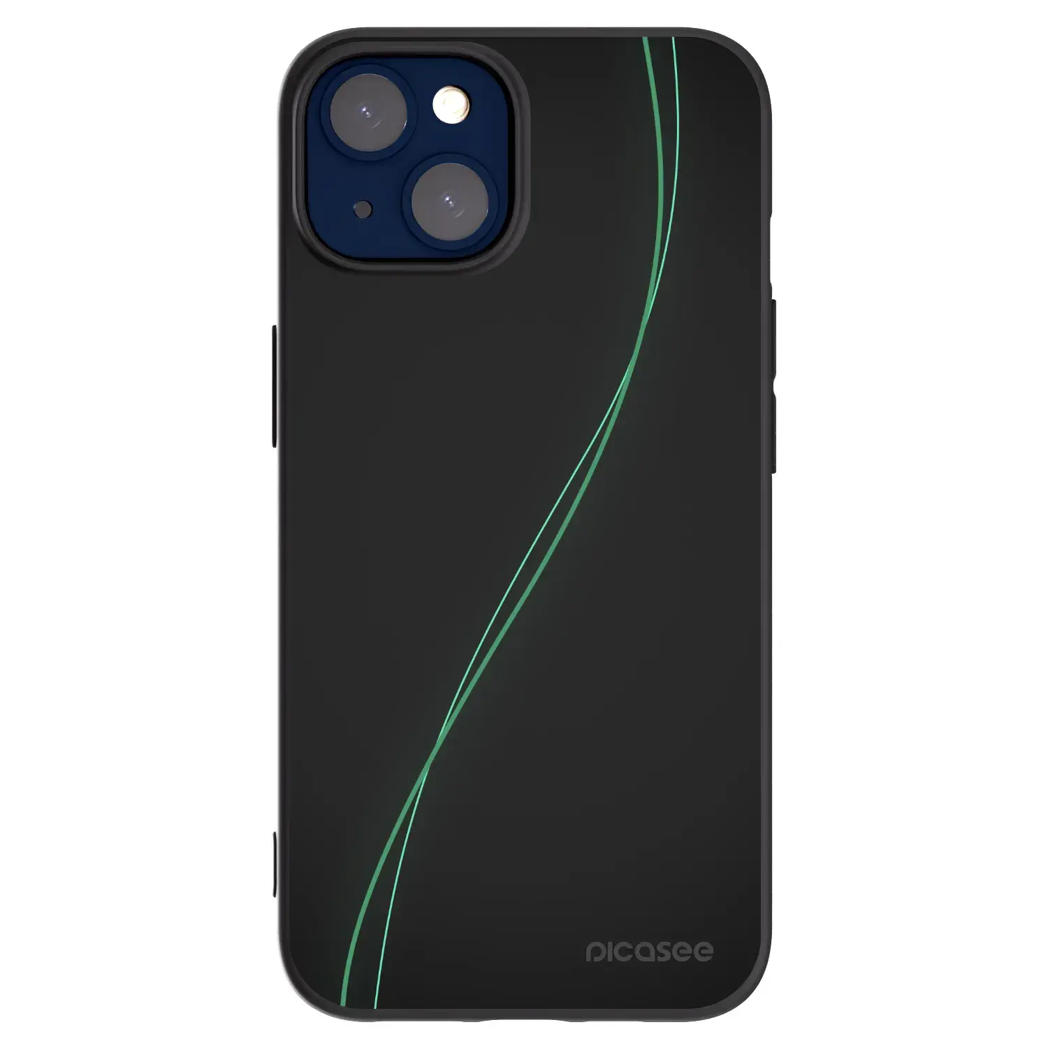 Silikonový černý obal pro Apple iPhone 14 - Be Different