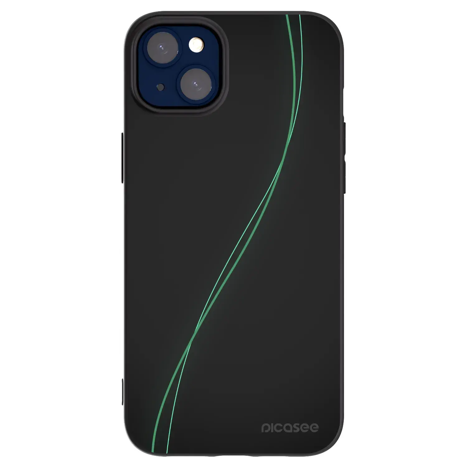 Silikonový černý obal pro Apple iPhone 14 Plus - Be Different