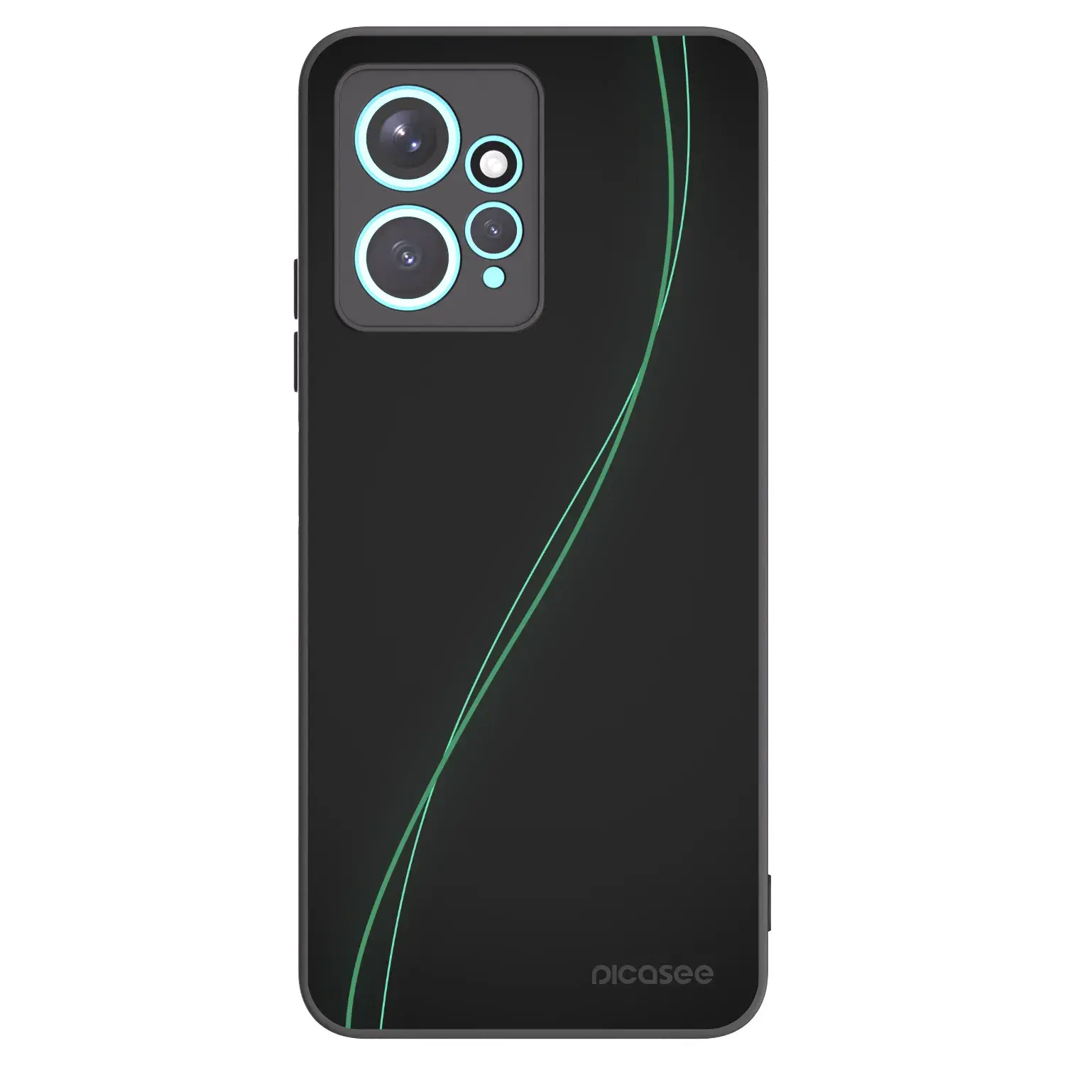 Silikonový černý obal pro Xiaomi Redmi Note 12 4G - Be Different