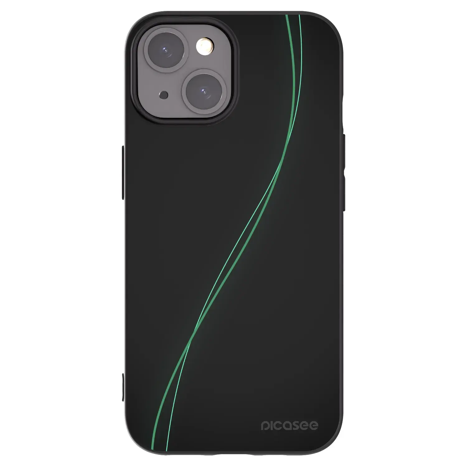 Silikonový černý obal pro Apple iPhone 15 - Be Different