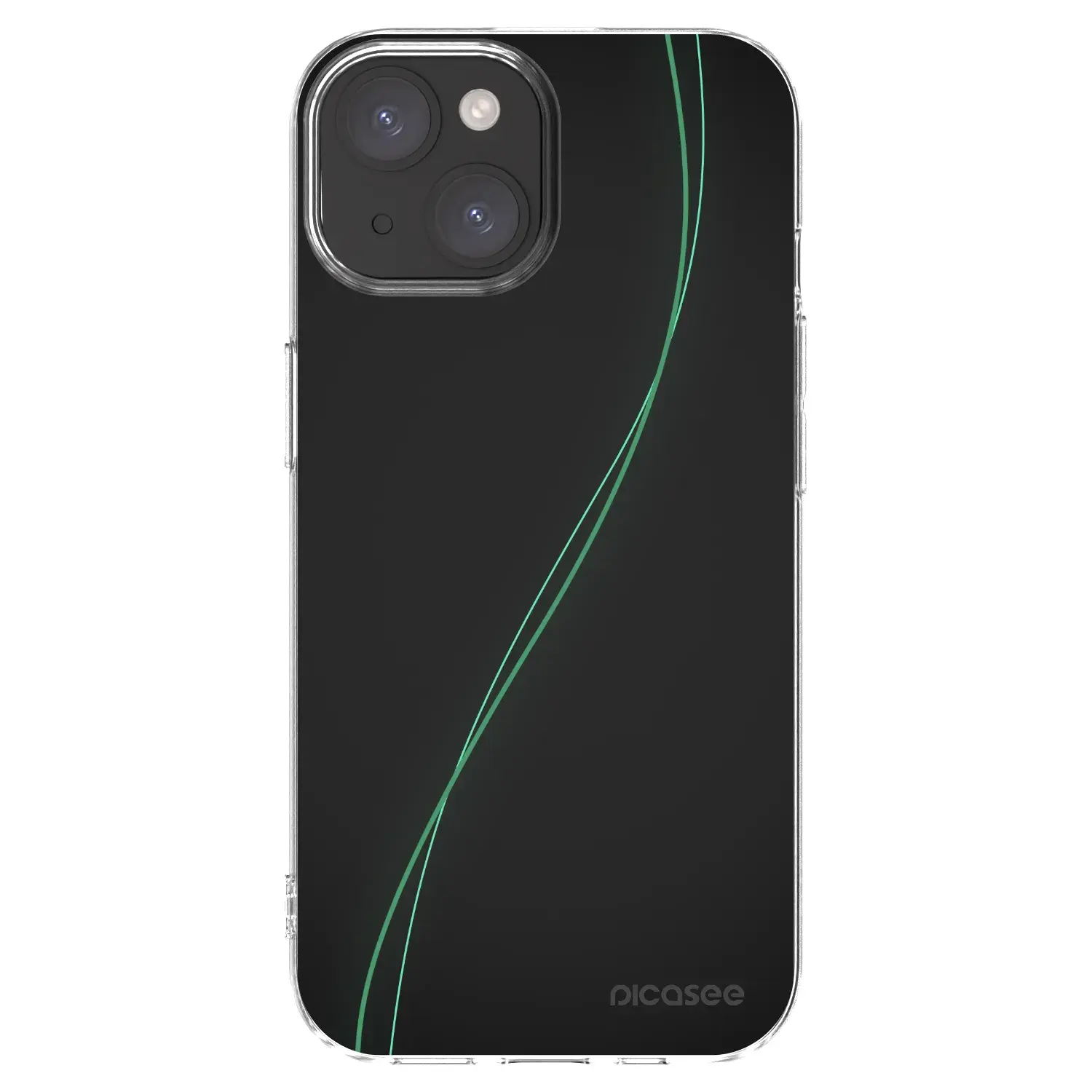 Silikonový průhledný obal pro Apple iPhone 15 - Be Different