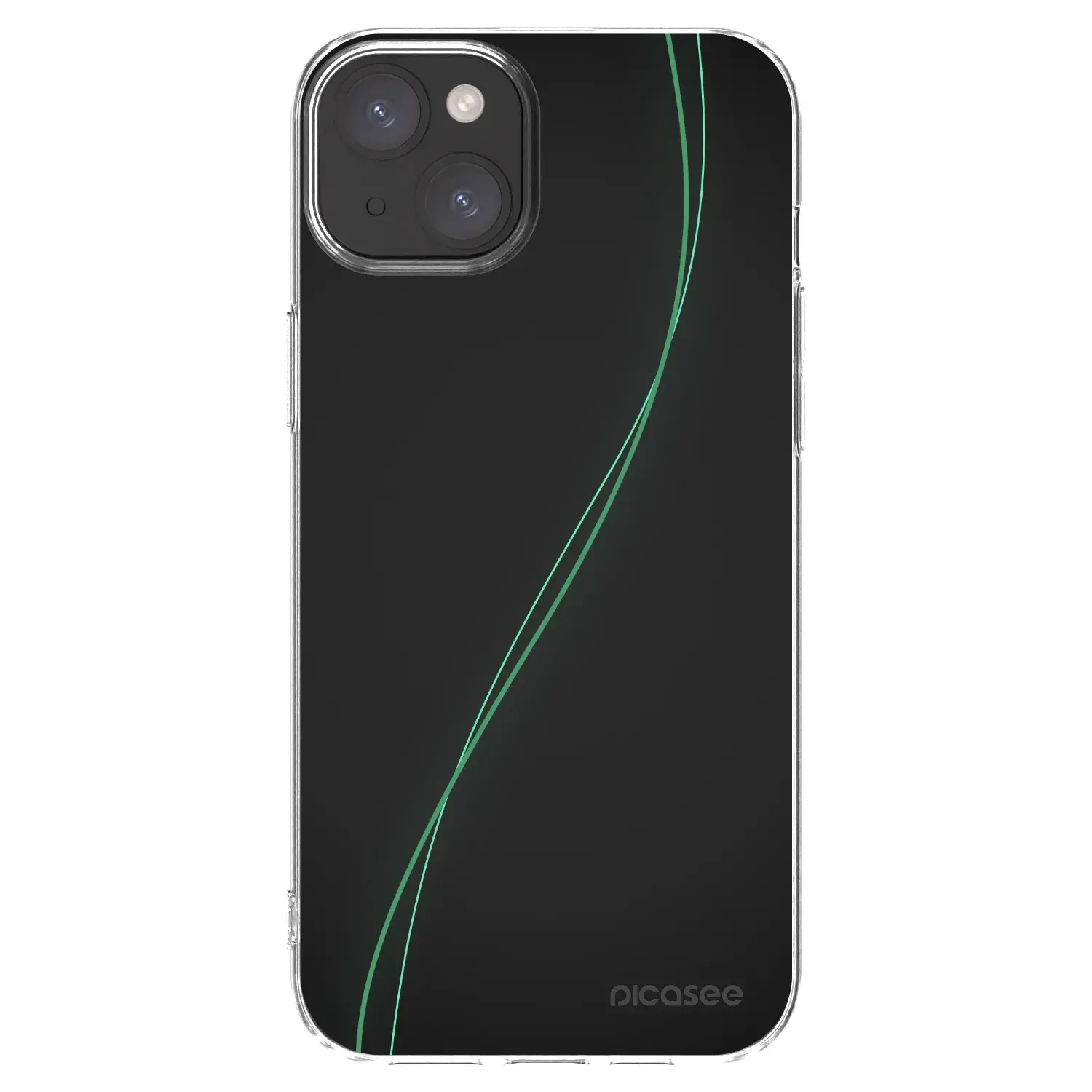 Silikonový průhledný obal pro Apple iPhone 15 Plus - Be Different