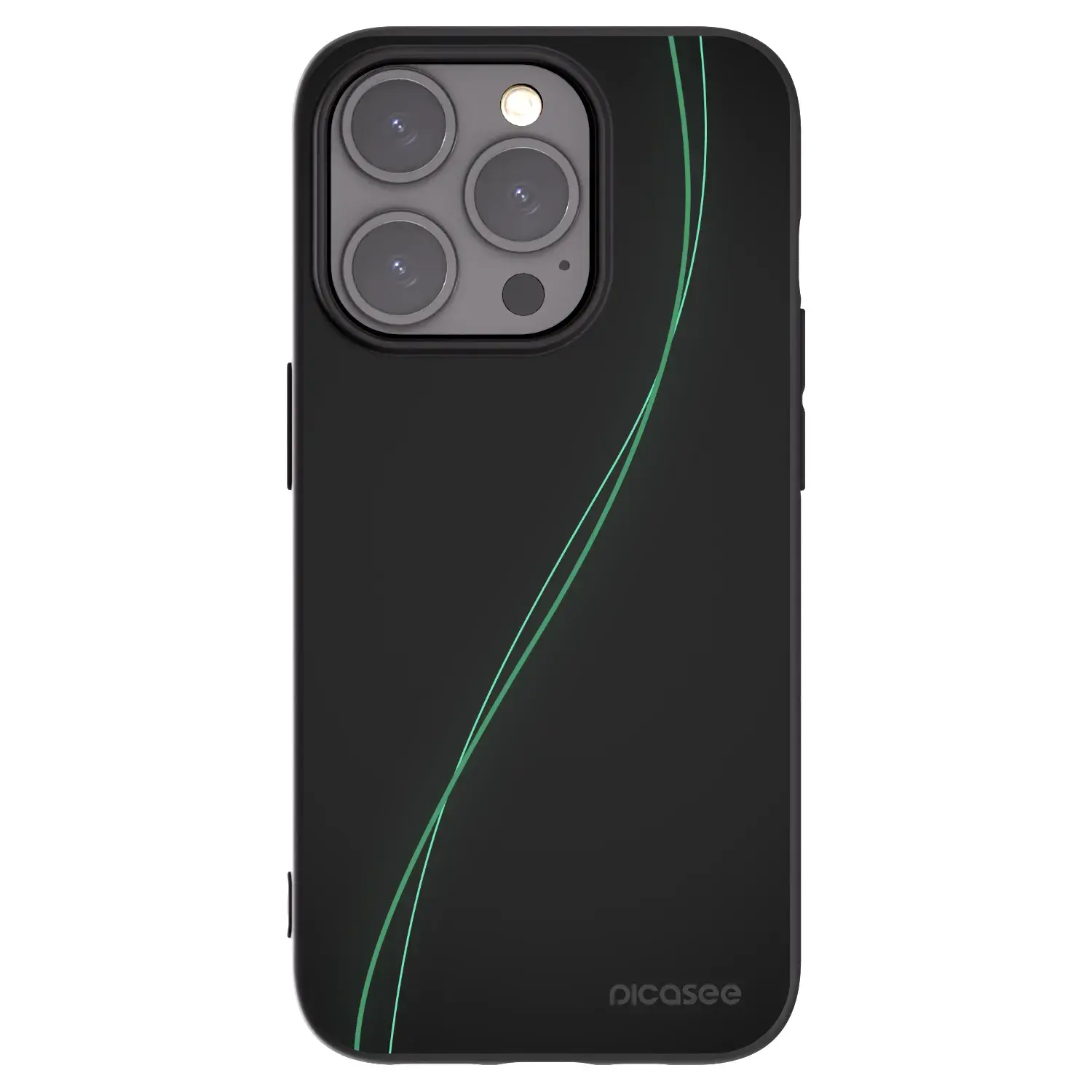 Silikonový černý obal pro Apple iPhone 15 Pro - Be Different