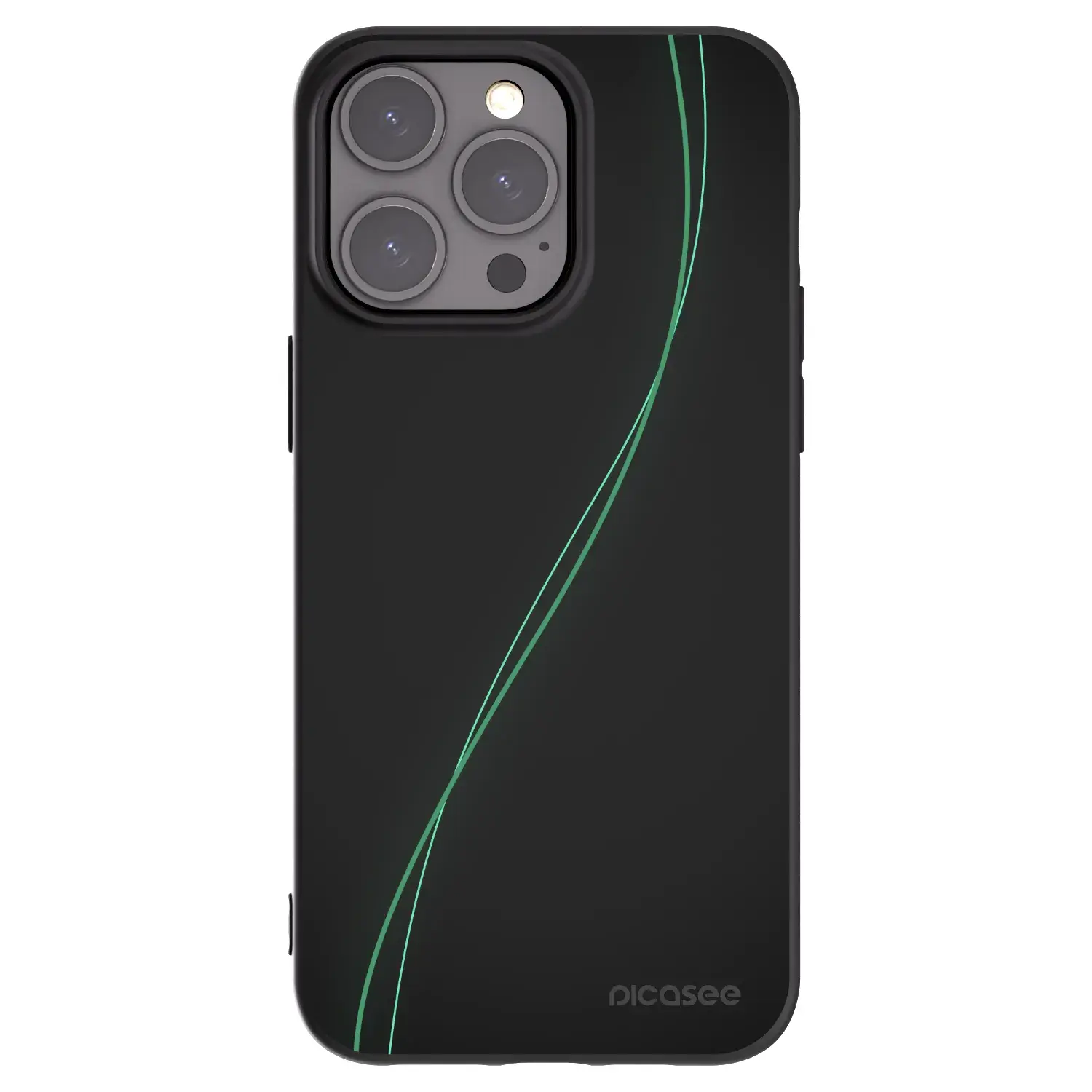 Silikonový černý obal pro Apple iPhone 15 Pro Max - Be Different