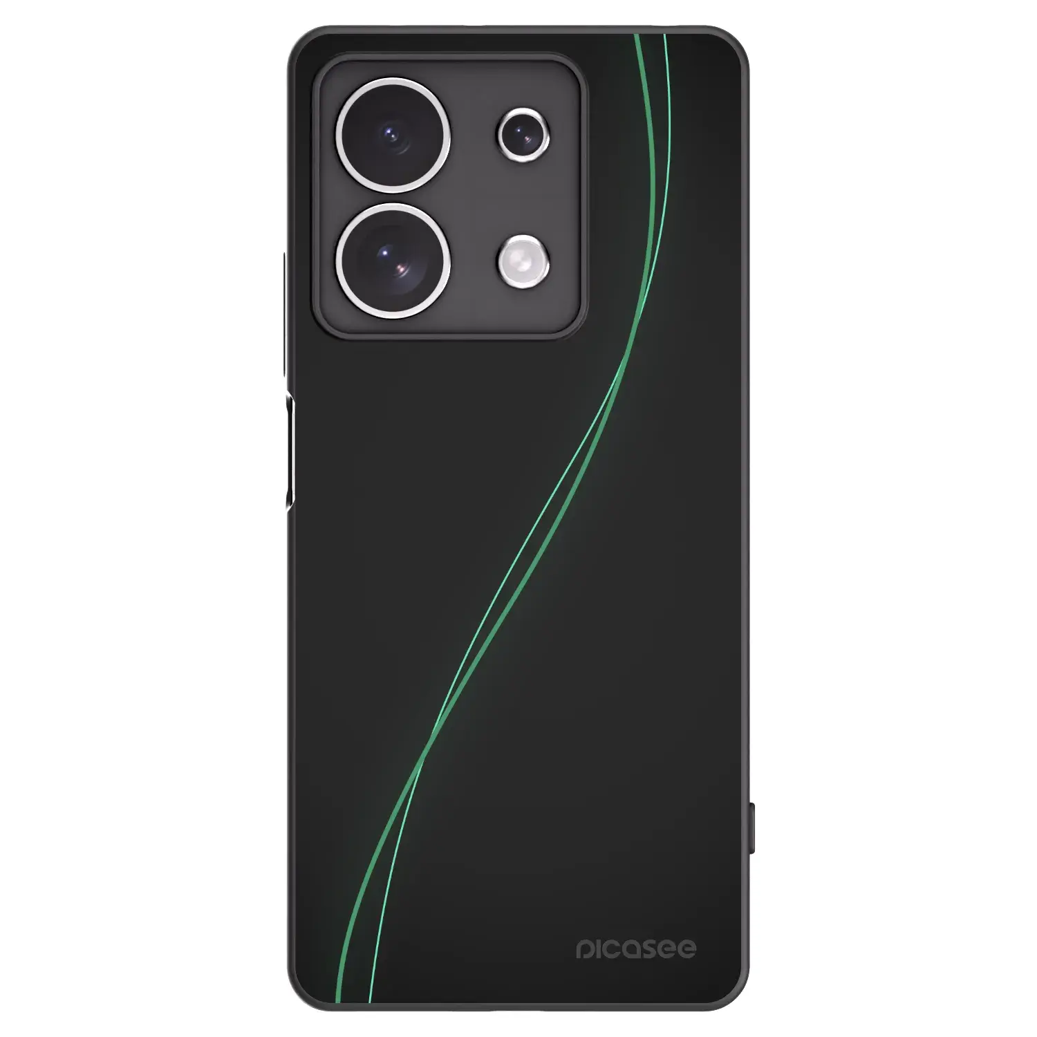 Silikonový černý obal pro Xiaomi Redmi Note 13 4G - Be Different
