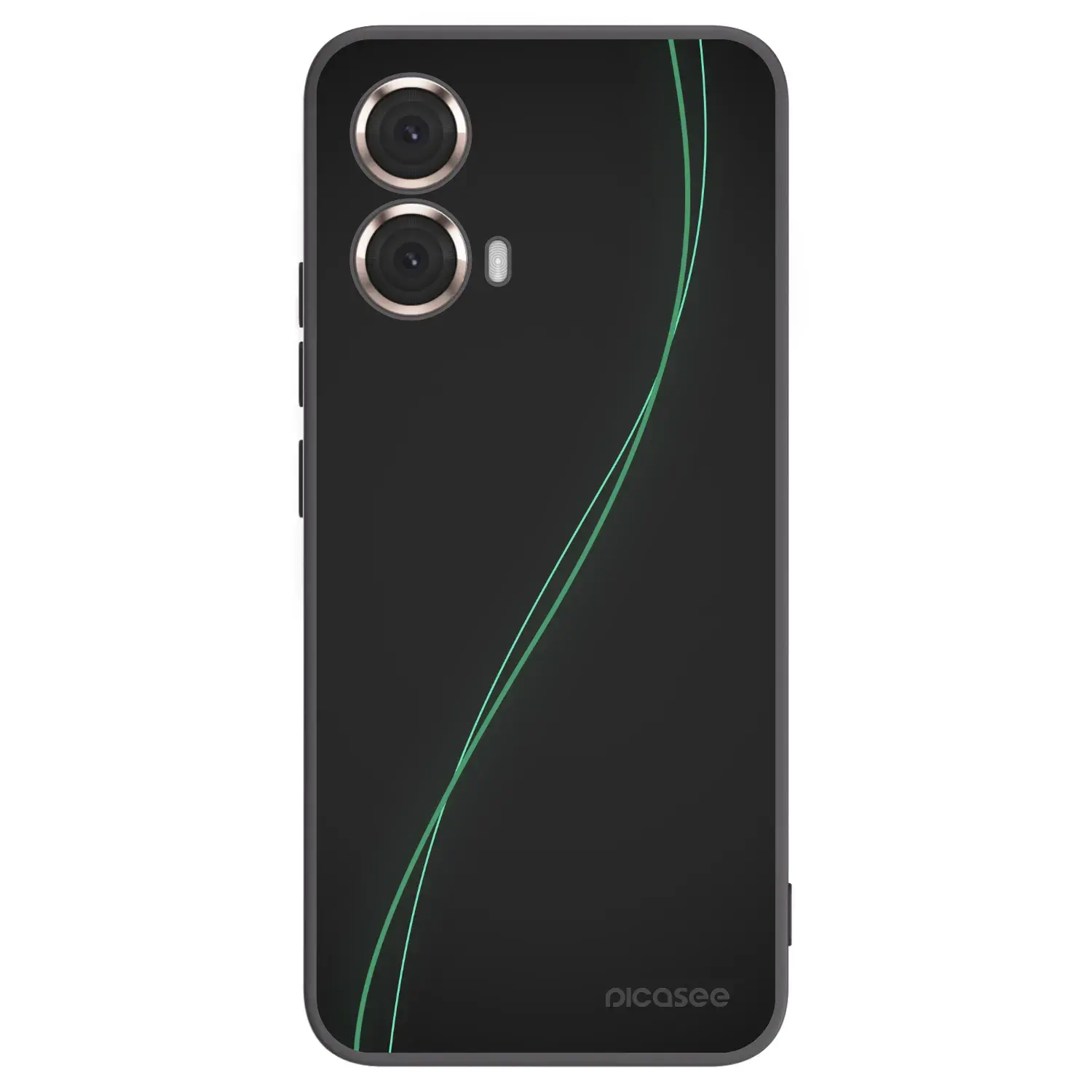 Silikonový černý obal pro Motorola Moto G85 - Be Different