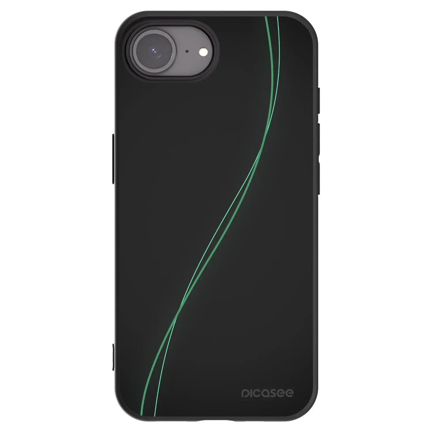 Silikonový černý obal pro Apple iPhone 16e - Be Different