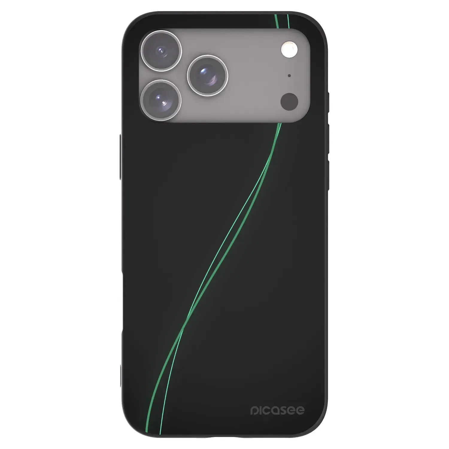 Silikonový černý obal pro Apple iPhone 17 Pro Max - Be Different