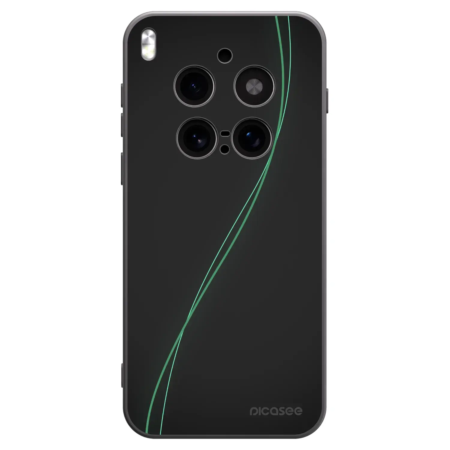 Silikonový černý obal pro Vivo X300 Pro - Be Different