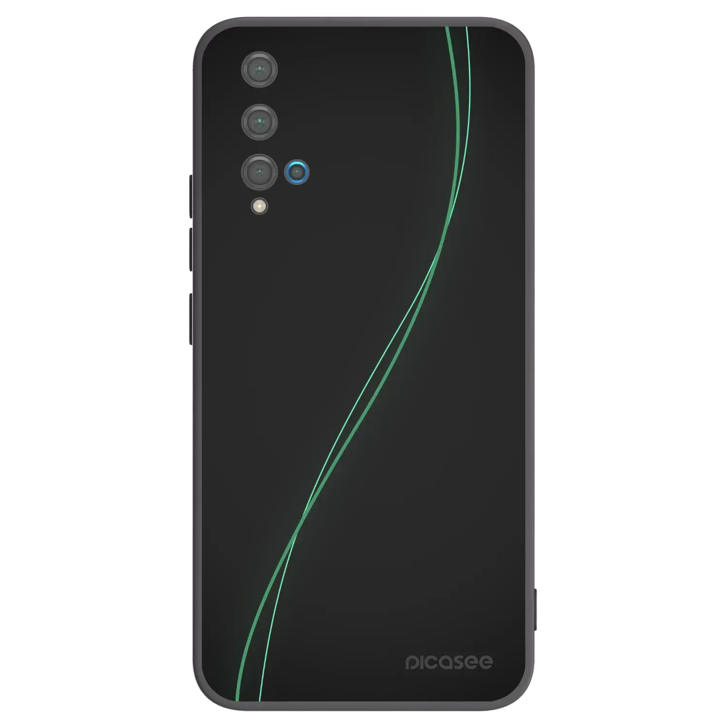 Silikonový černý obal pro Huawei Nova 5T - Be Different