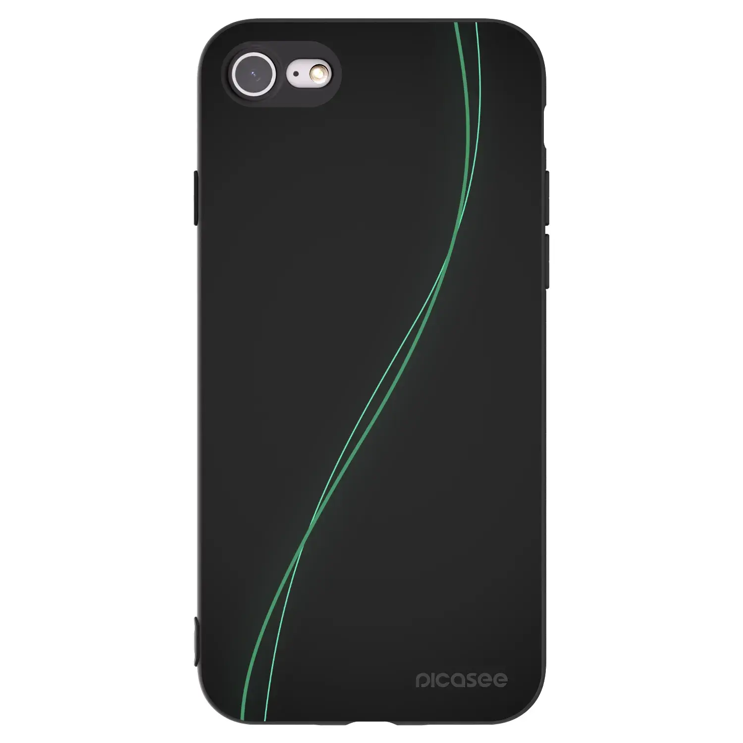 Silikonový černý obal pro Apple iPhone SE 2020 - Be Different