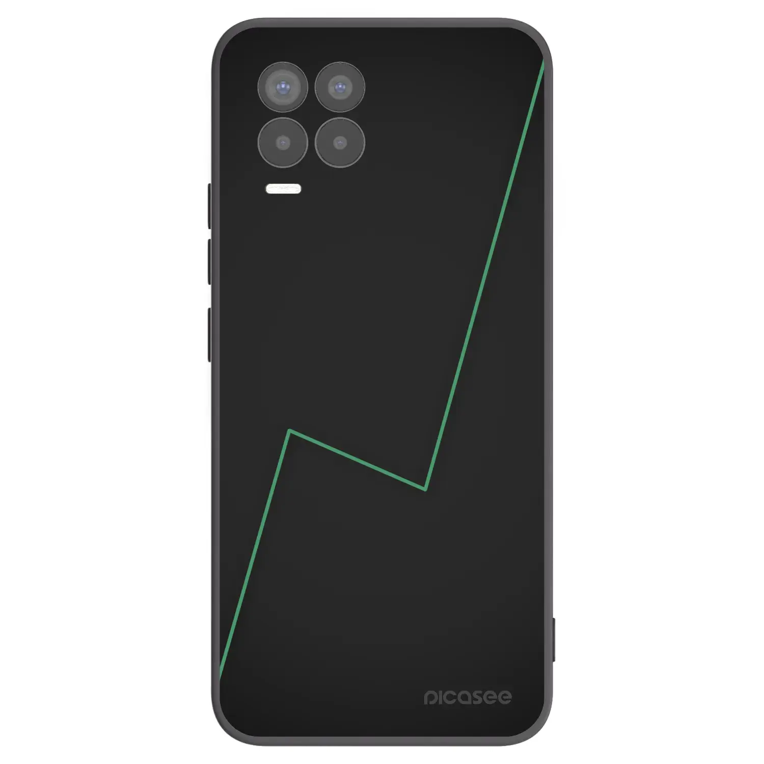 Silikonový černý obal pro Realme 8 Pro - Consistency
