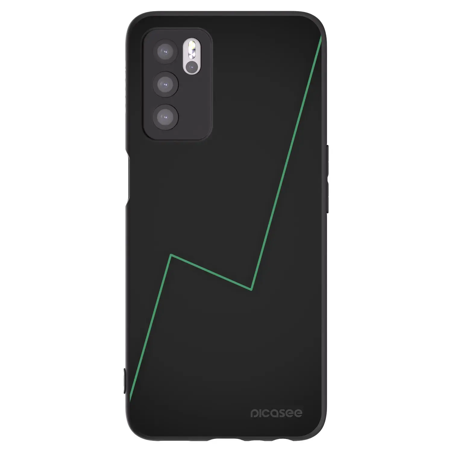 Silikonový černý obal pro OPPO A16s - Consistency