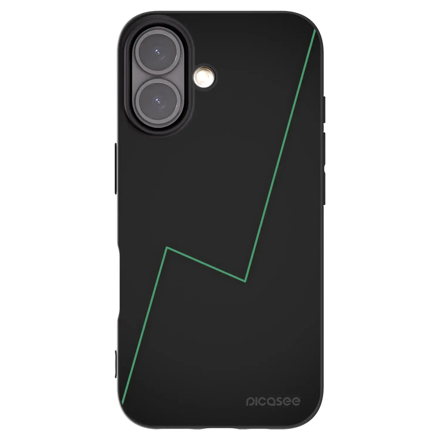 Silikonový černý obal pro Apple iPhone 16 - Consistency