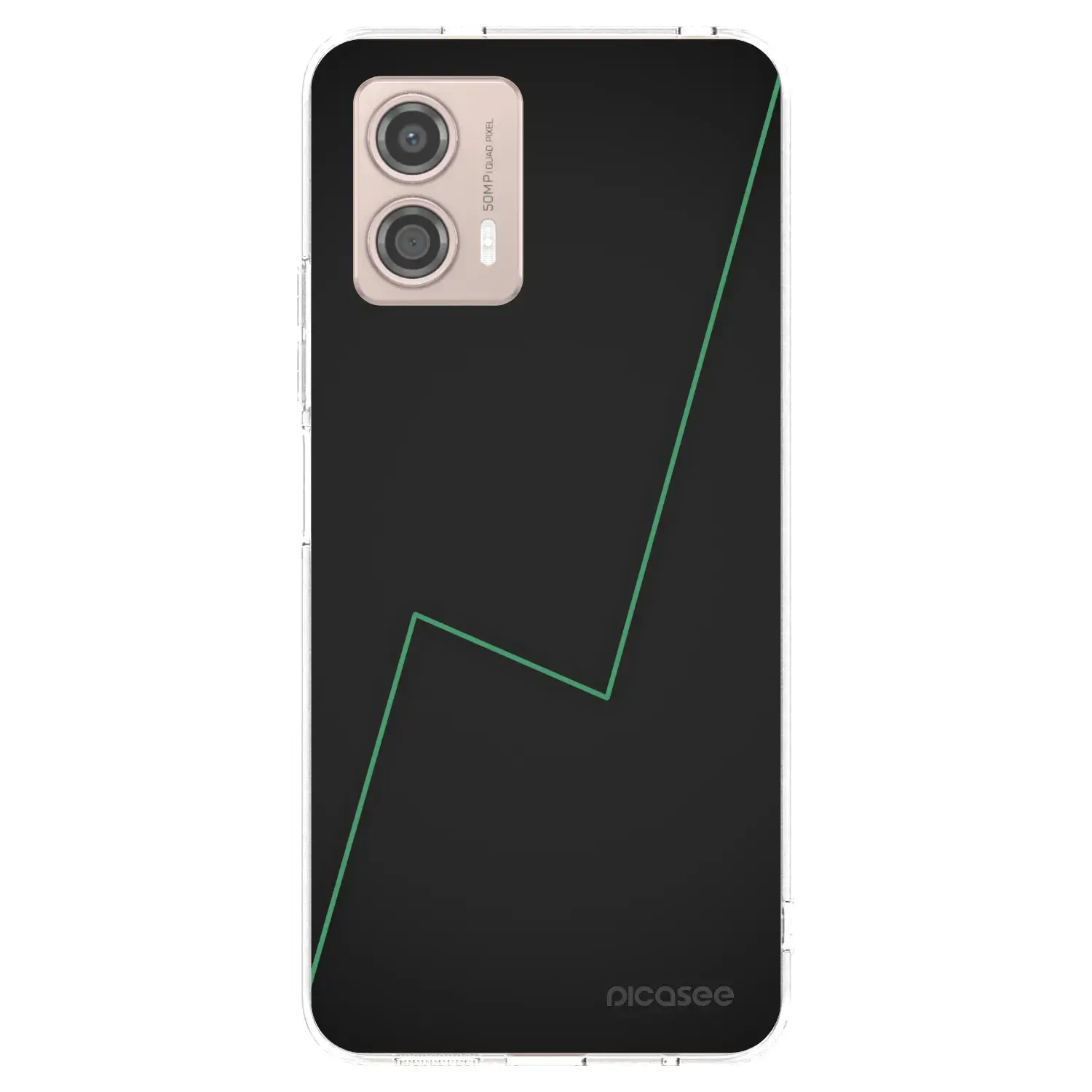 Silikonový průhledný obal pro Motorola Moto G53 5G - Consistency