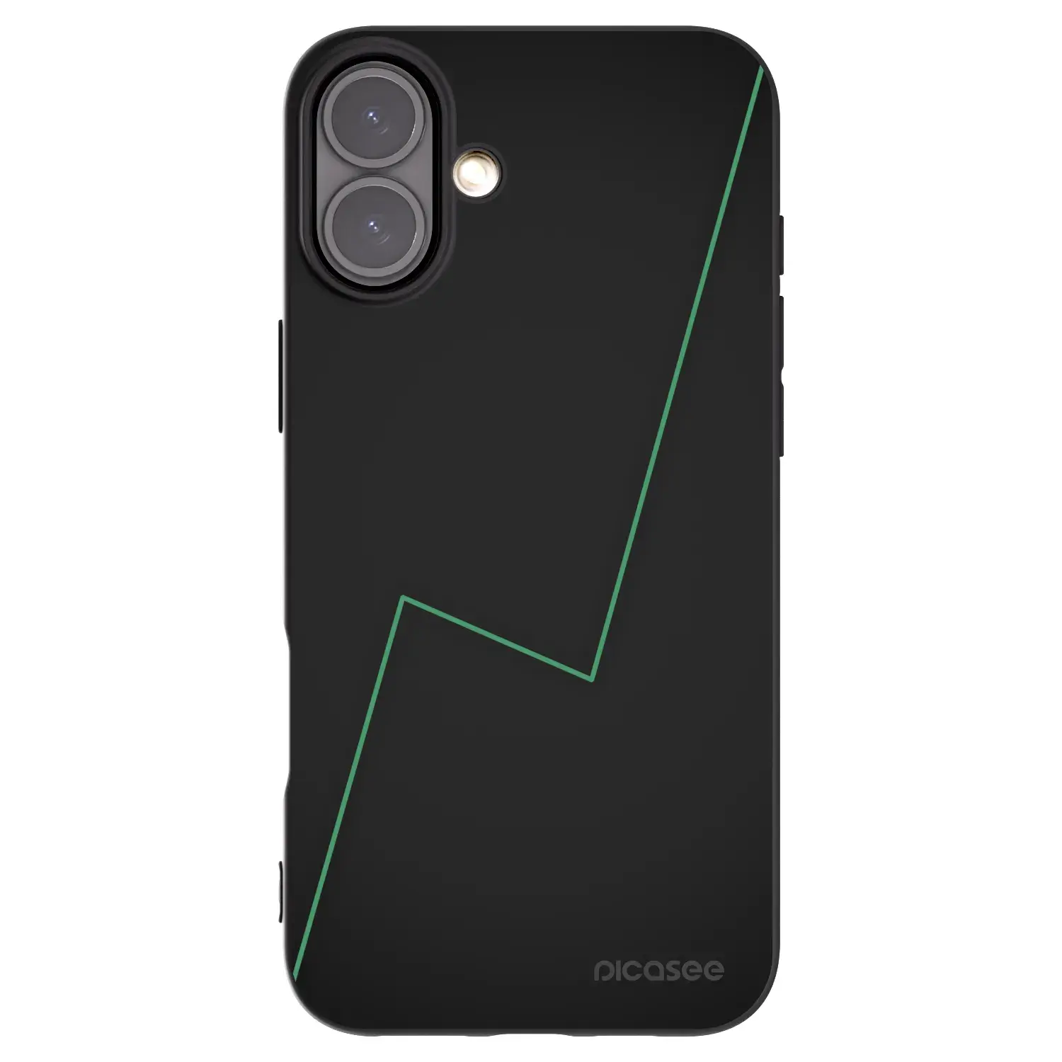 Silikonový černý obal pro Apple iPhone 16 Plus - Consistency
