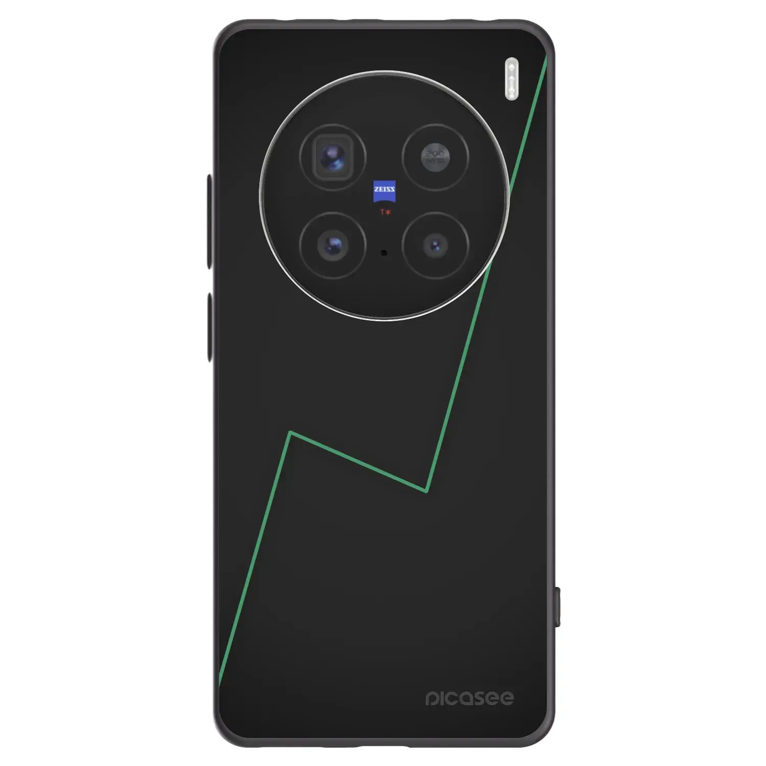 Silikonový černý obal pro Vivo X200 Pro - Consistency
