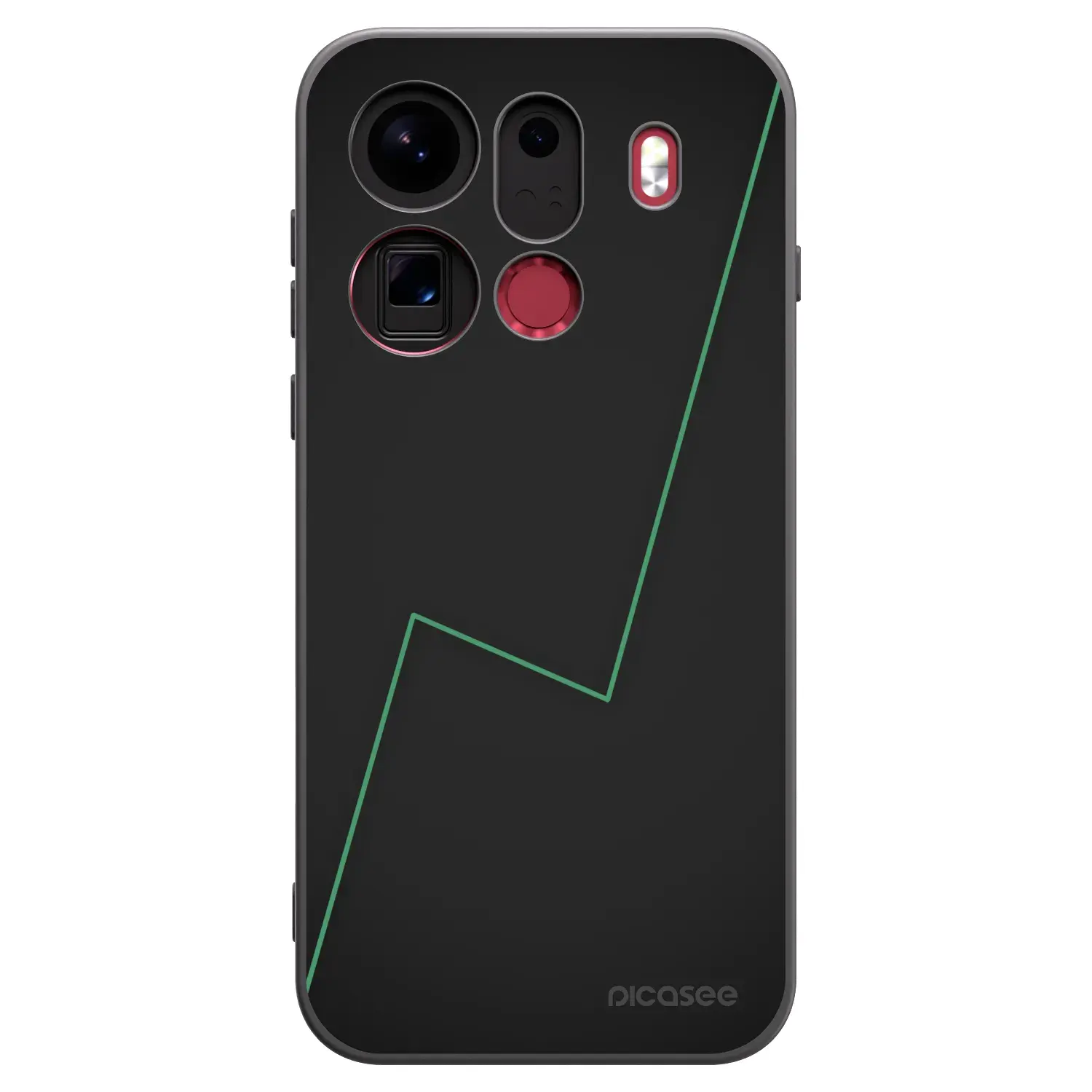 Silikonový černý obal pro OPPO Find X9 Pro - Consistency