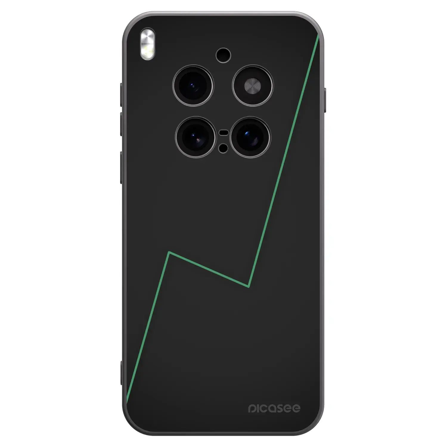 Silikonový černý obal pro Vivo X300 Pro - Consistency