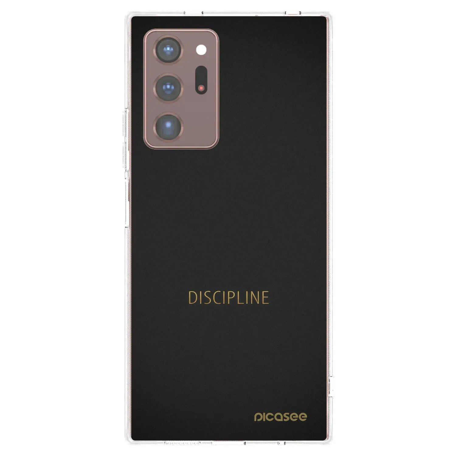 Silikonový průhledný obal pro Samsung Galaxy Note 20 Ultra - Discipline