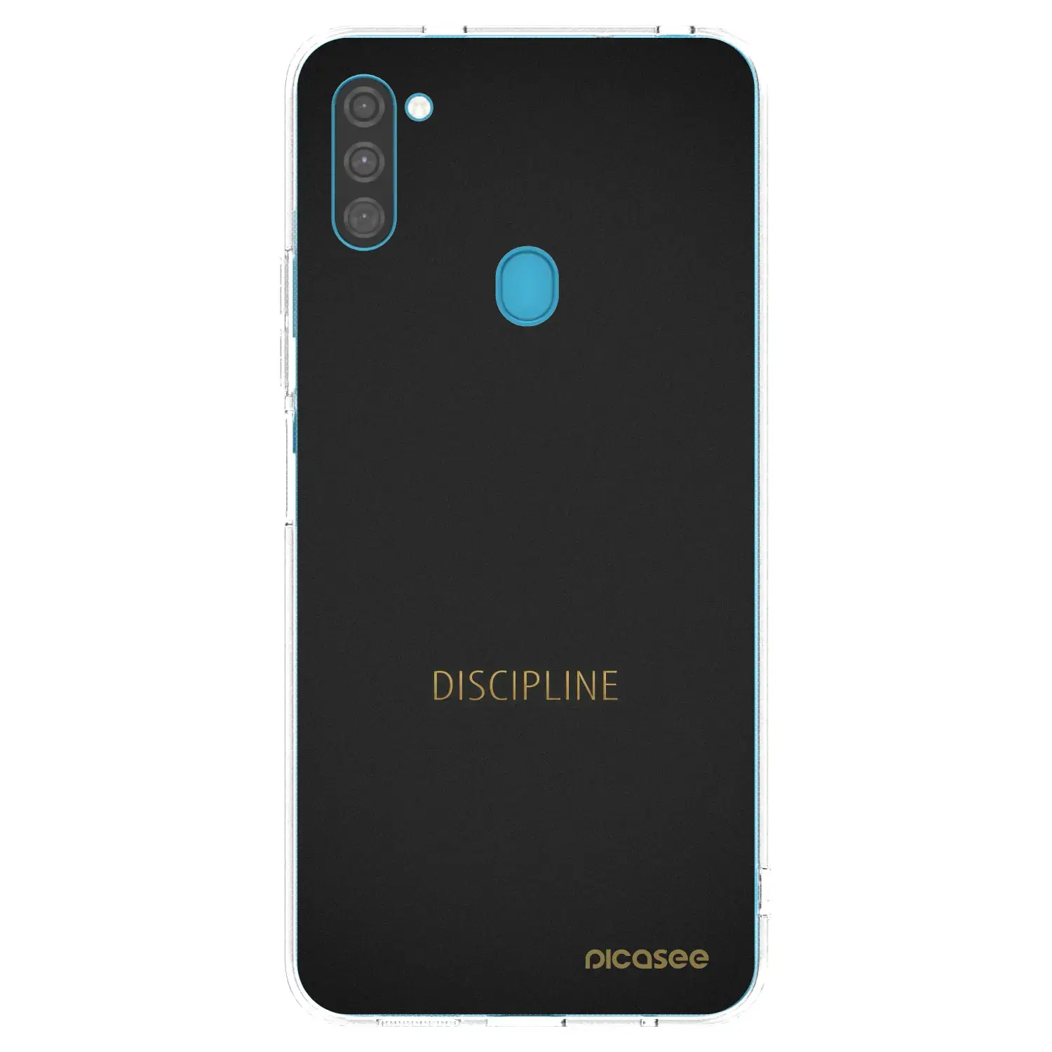 Silikonový průhledný obal pro Samsung Galaxy M11 - Discipline