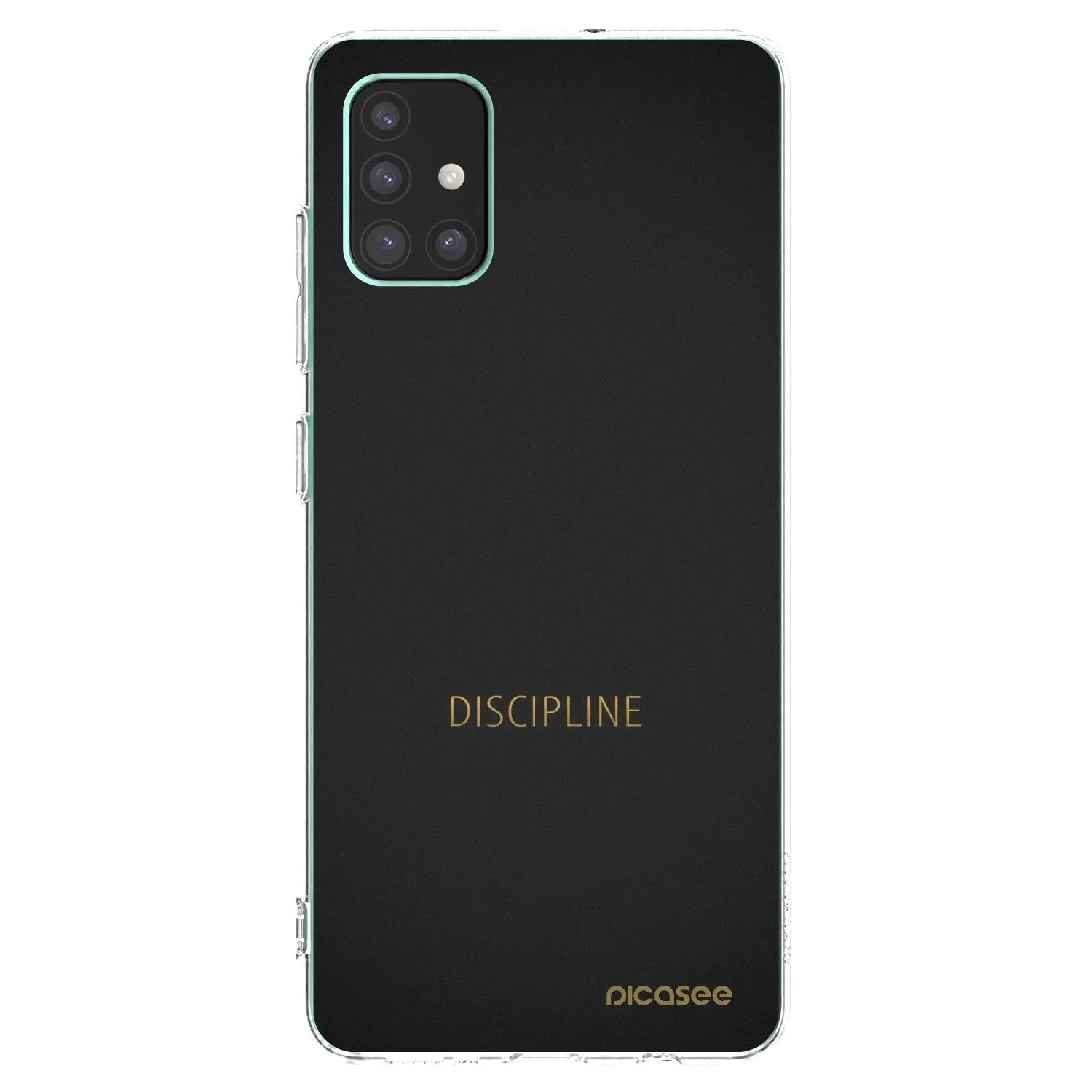 Silikonový průhledný obal pro Samsung Galaxy M51 M515F - Discipline