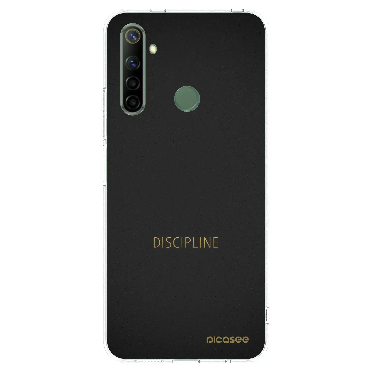 Silikonový průhledný obal pro Realme 6i - Discipline
