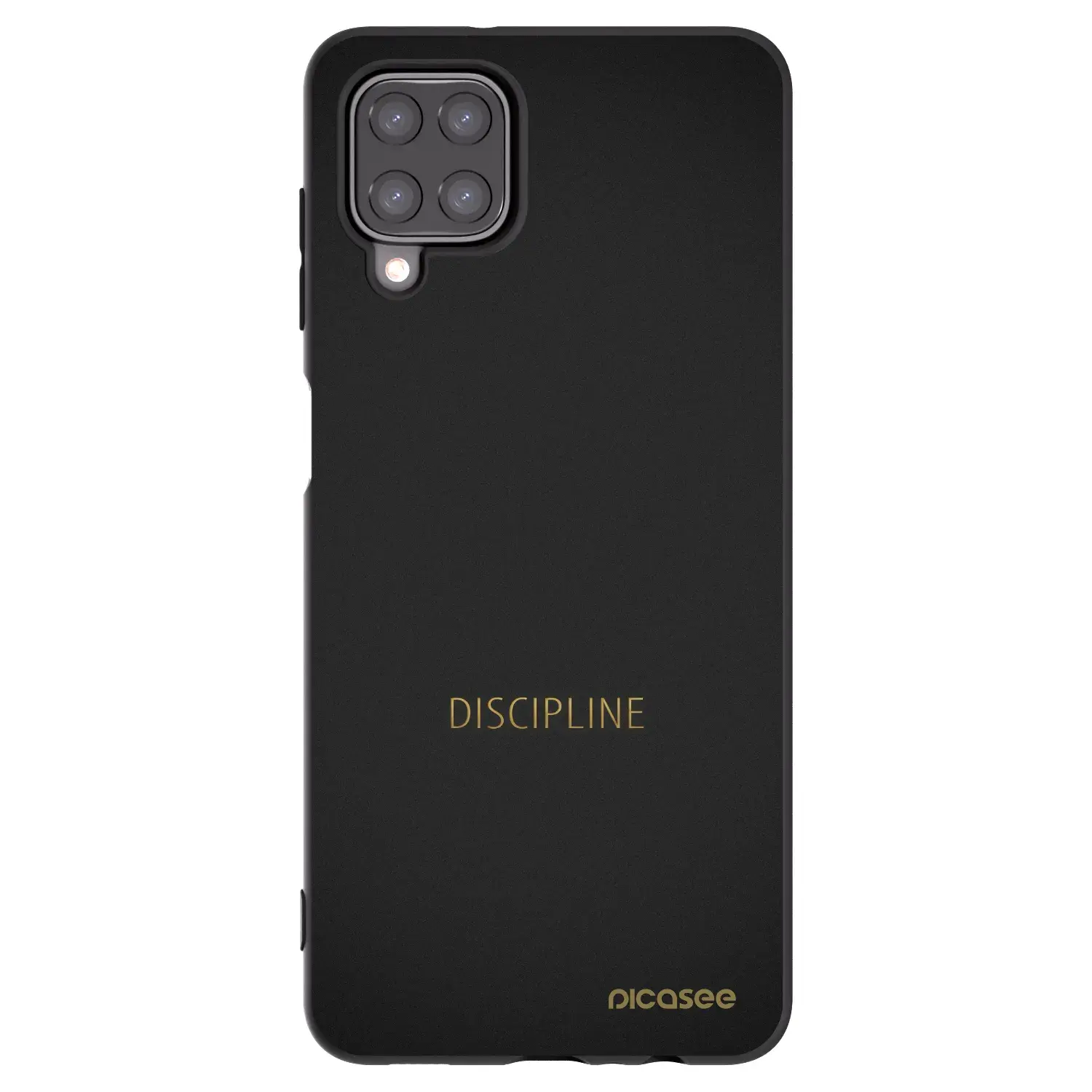 Silikonový černý obal pro Samsung Galaxy A12 A125F - Discipline
