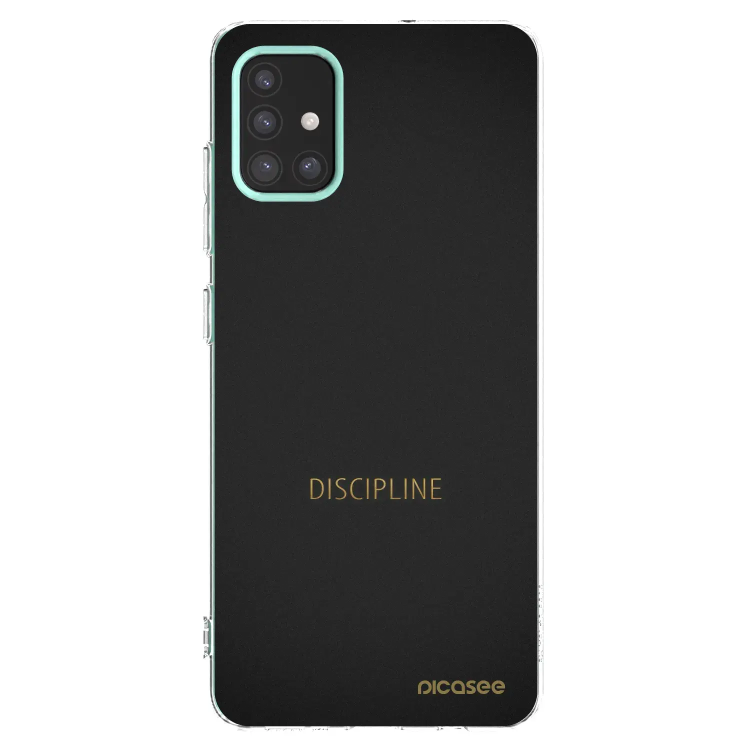 Silikonový průhledný obal pro Samsung Galaxy M31s - Discipline