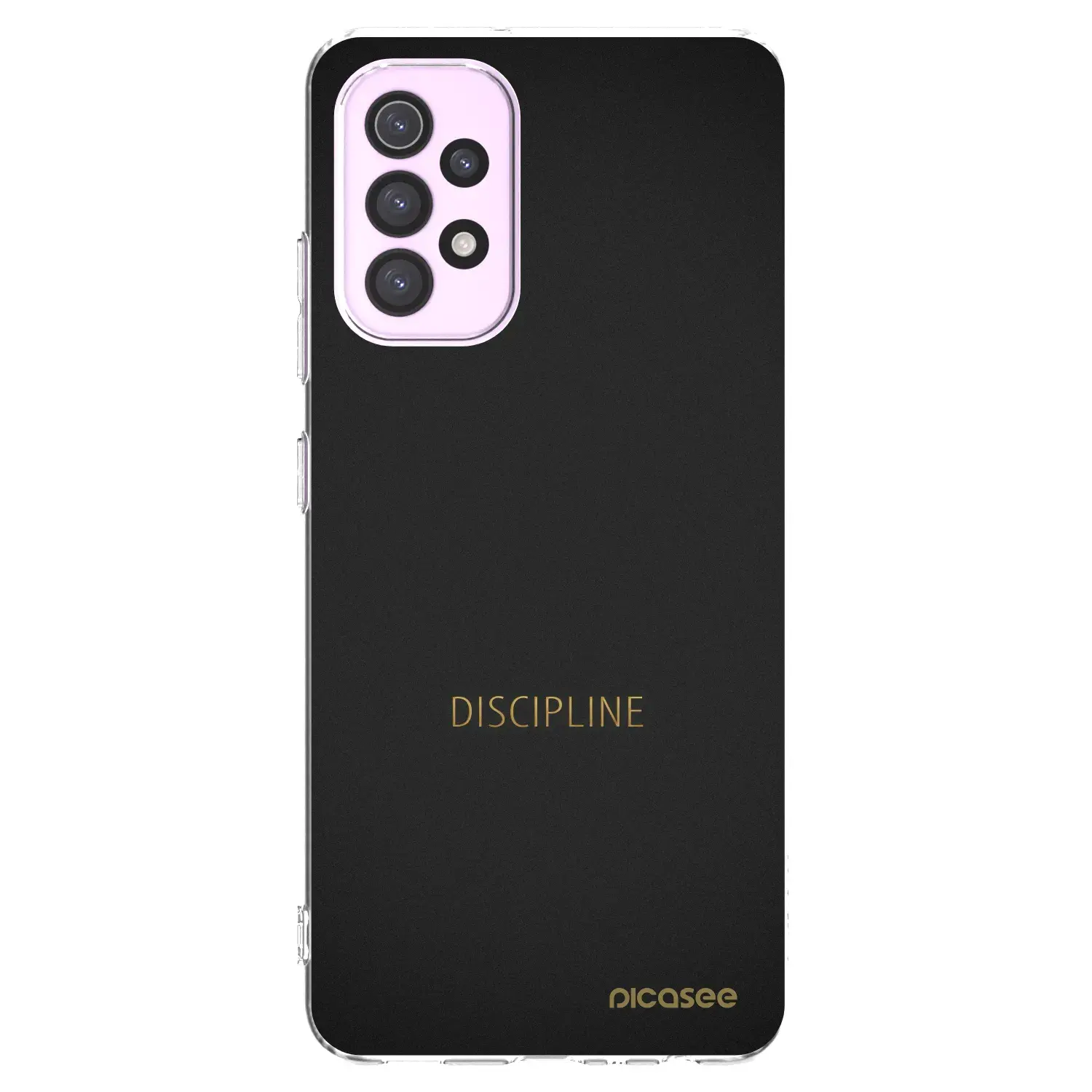 Silikonový průhledný obal pro Samsung Galaxy A32 5G A326B - Discipline