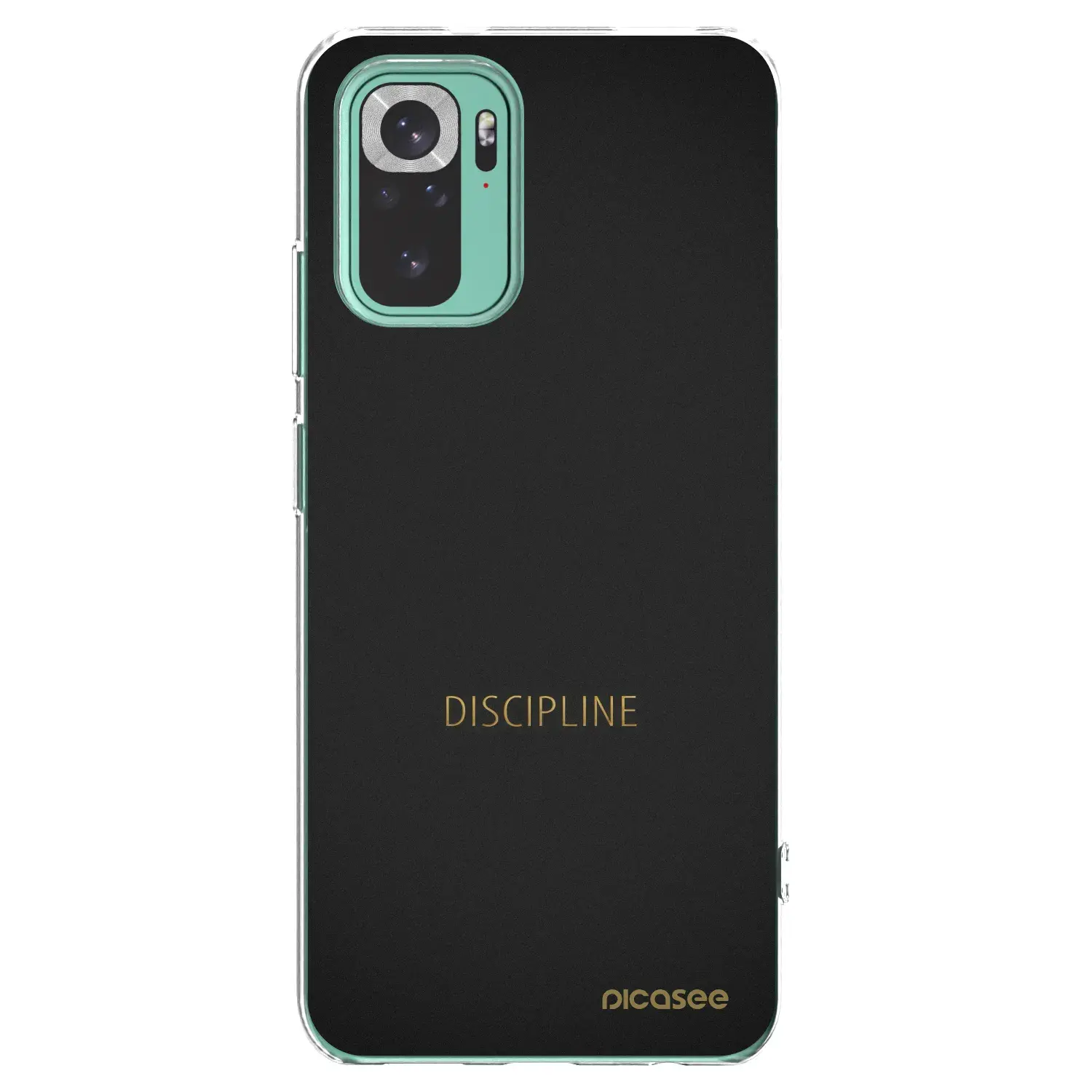 Silikonový průhledný obal pro Xiaomi Redmi Note 10 Pro - Discipline
