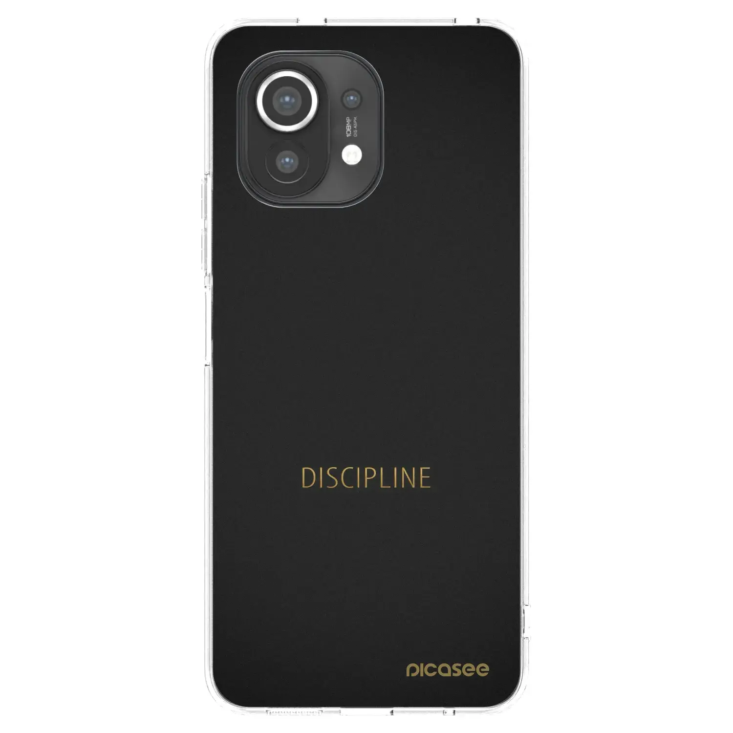 Silikonový průhledný obal pro Xiaomi Mi 11 - Discipline