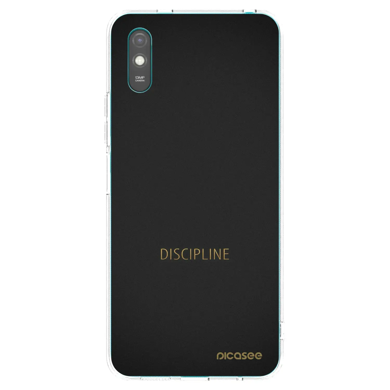 Silikonový průhledný obal pro Xiaomi Redmi 9AT - Discipline