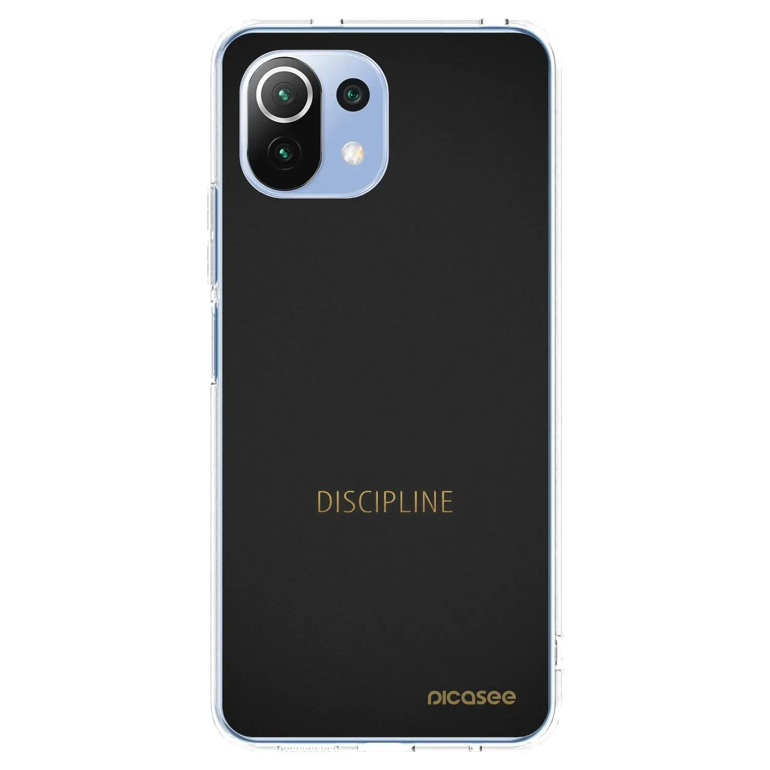Silikonový průhledný obal pro Xiaomi Mi 11 Lite - Discipline