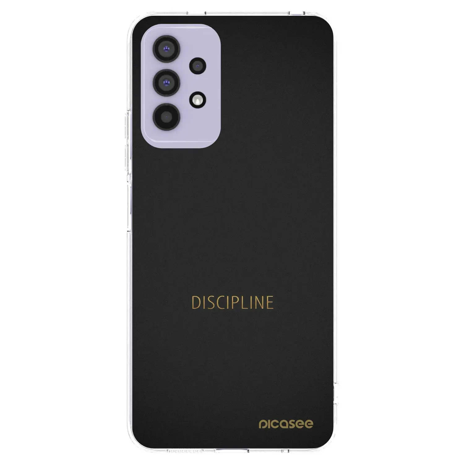 Silikonový průhledný obal pro Samsung Galaxy A32 4G SM-A325F - Discipline