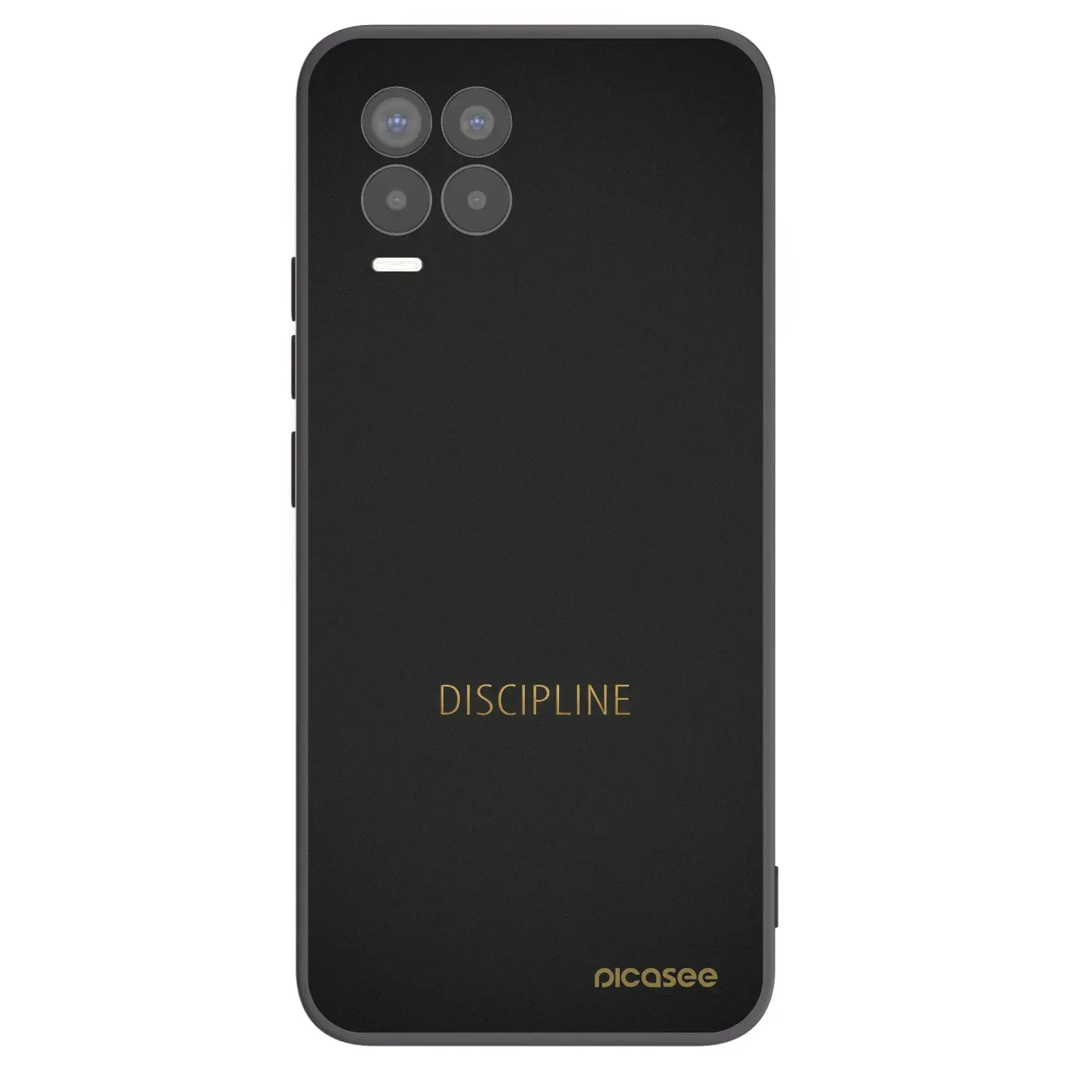 Silikonový černý obal pro Realme 8 Pro - Discipline