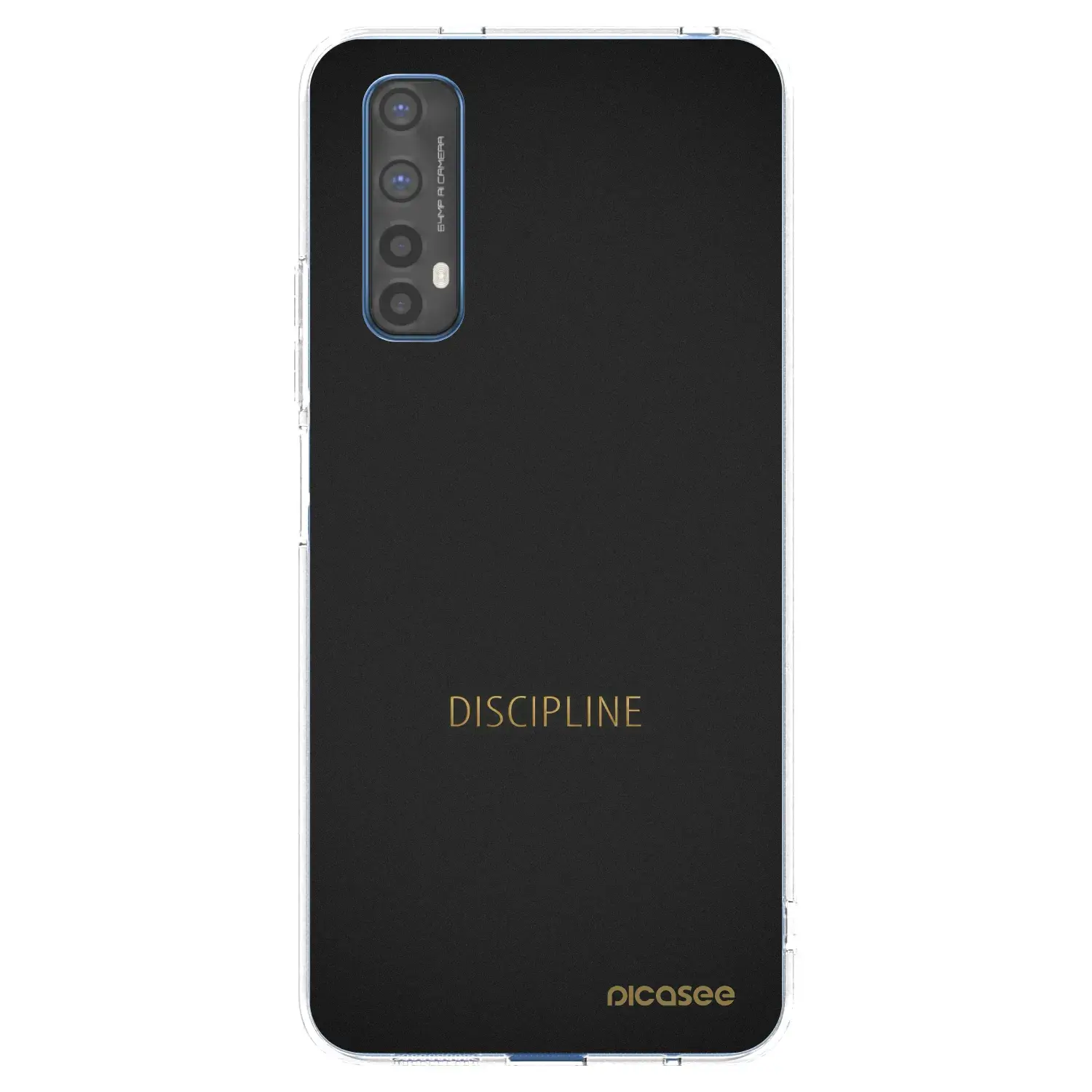 Silikonový průhledný obal pro Realme 7 - Discipline
